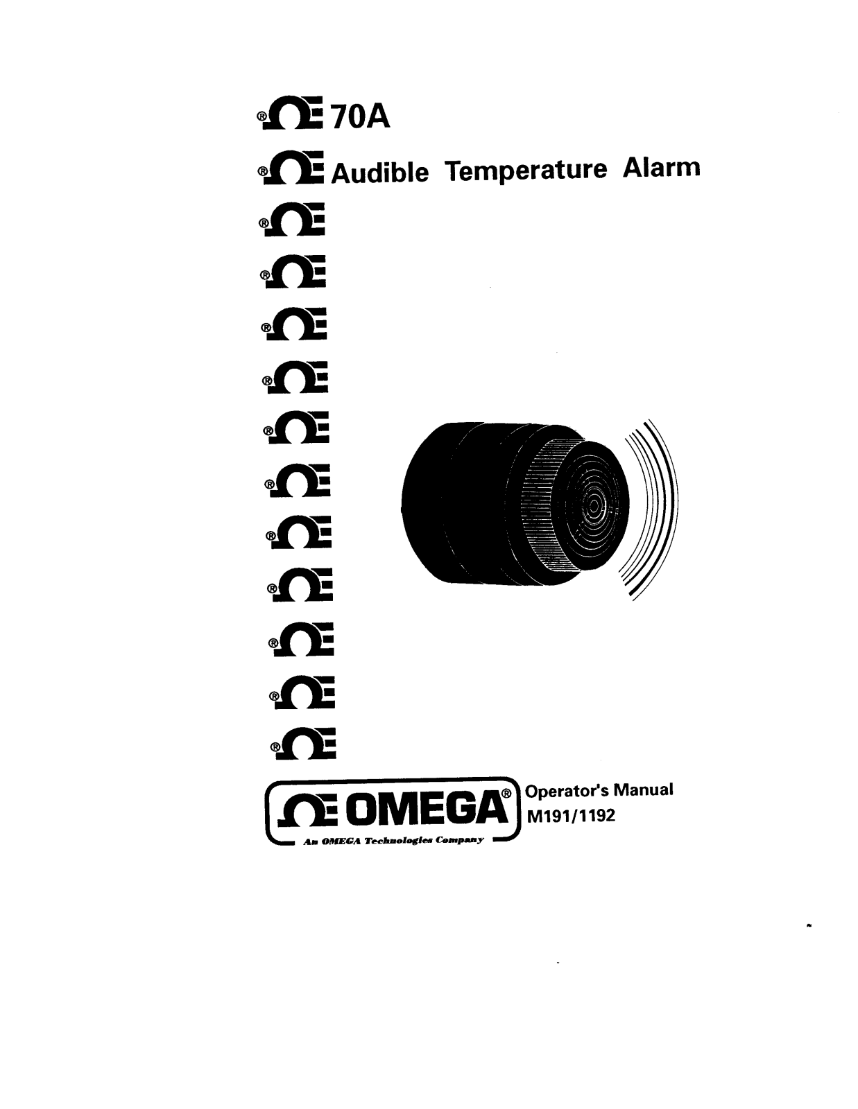 Omega 70A User guide - ManualMachine.com