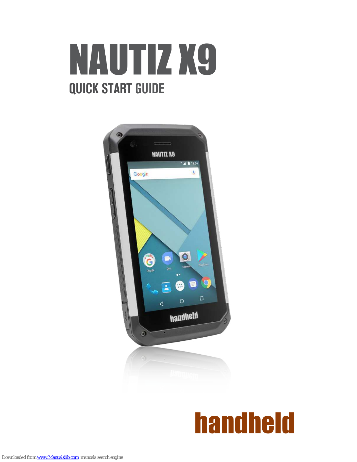 Hand Held Products NAUTIZ X9 Quick Start Manual