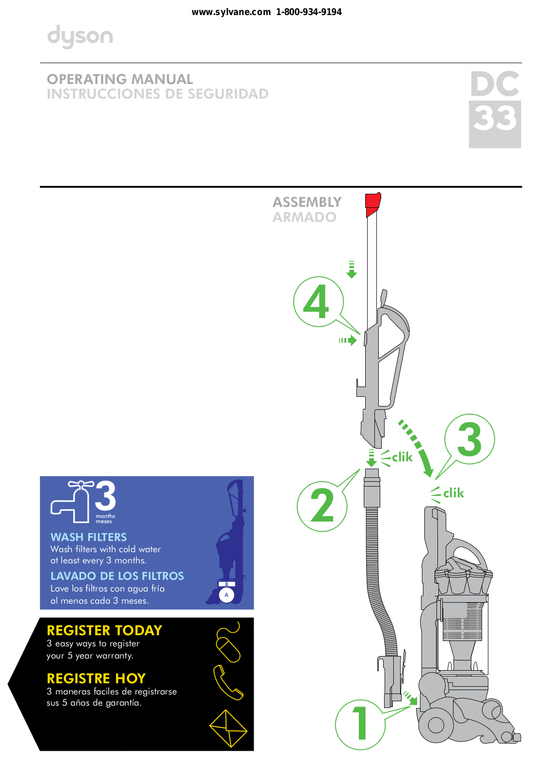 Dyson 1962501 User Manual