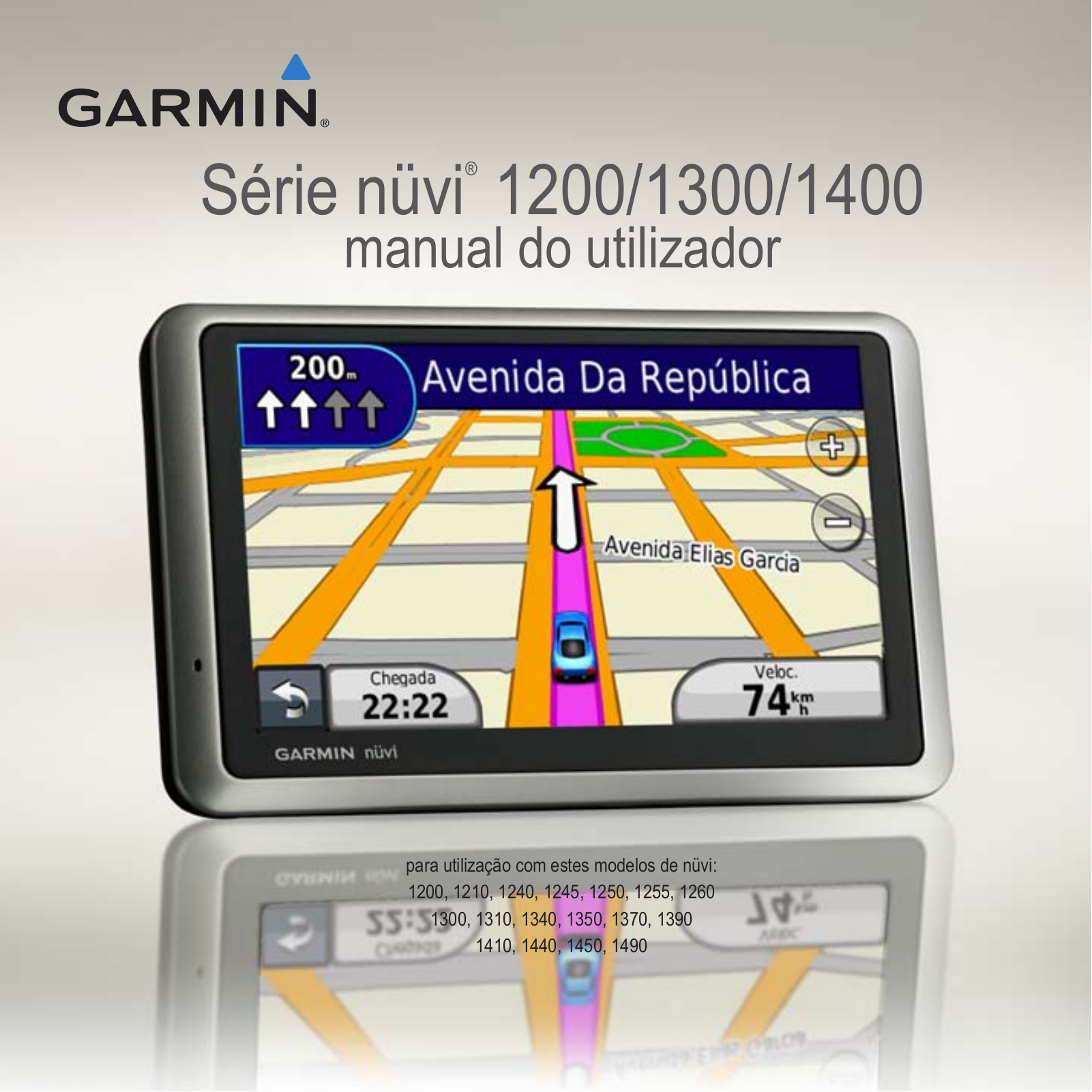 Garmin nüvi 1300, nüvi 1340T CE, nüvi 1260T, nüvi 1250, nüvi 1450 User manual