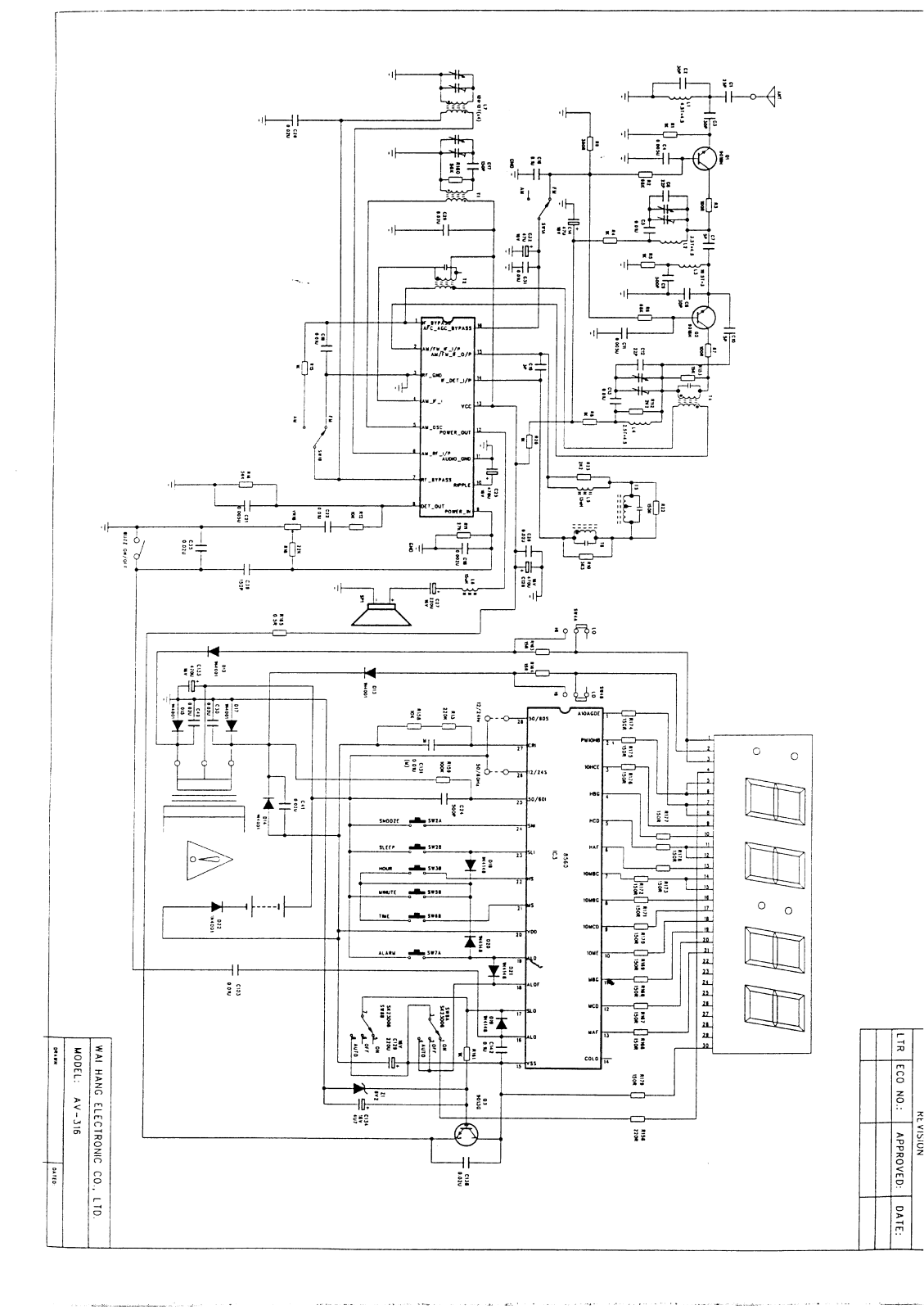 Vitek VT-3500 Schematic