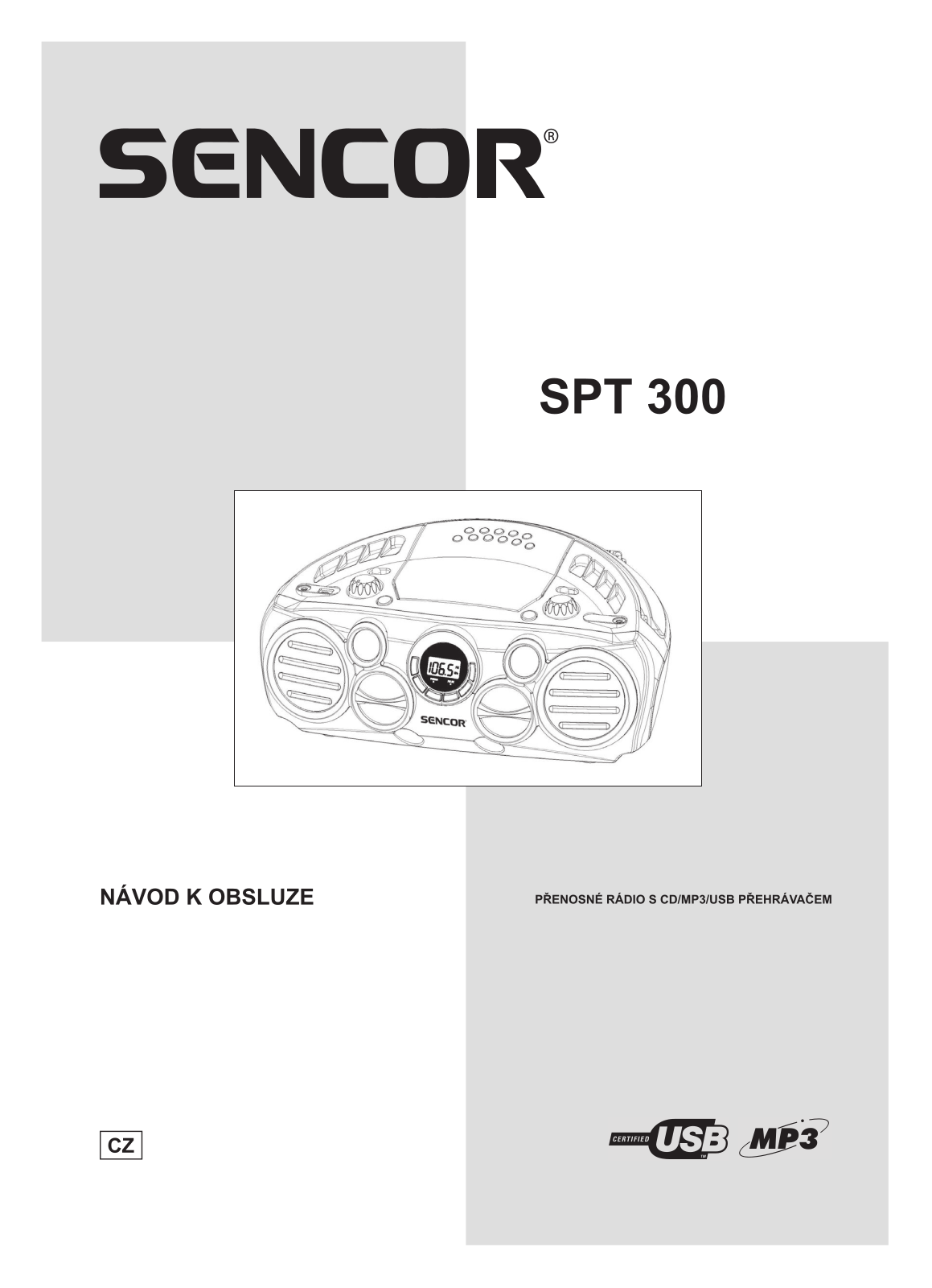 Sencor SPT 300 User Manual