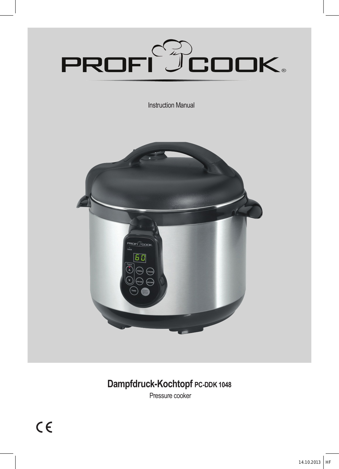 Proficook Pc-ddk 1048 User Manual