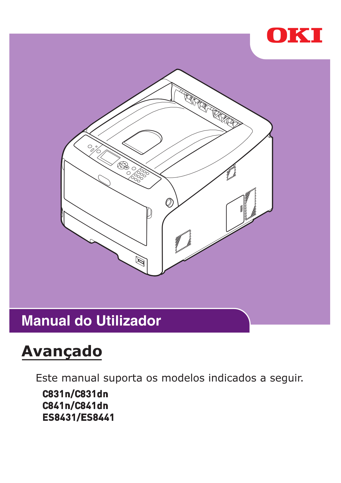 Oki c831n, c831dn, c841n, c841dn, es8431 Advanced User Manual