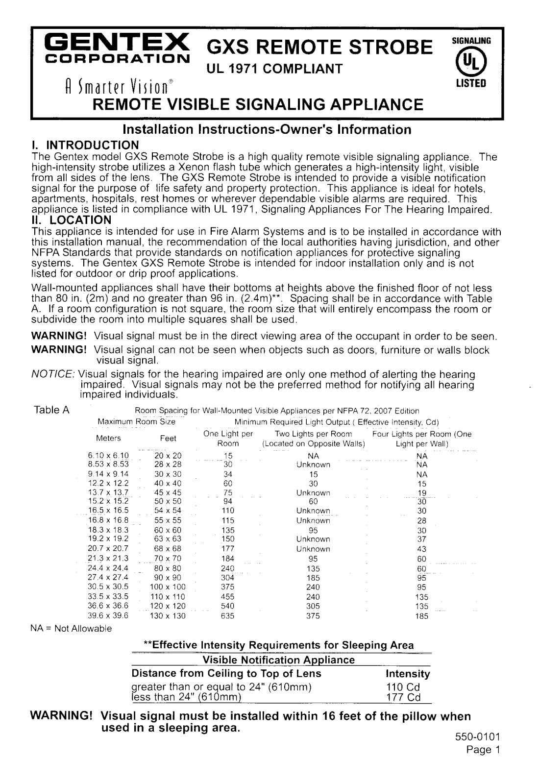 Universal Security Instruments USI-2177 Instruction Sheet