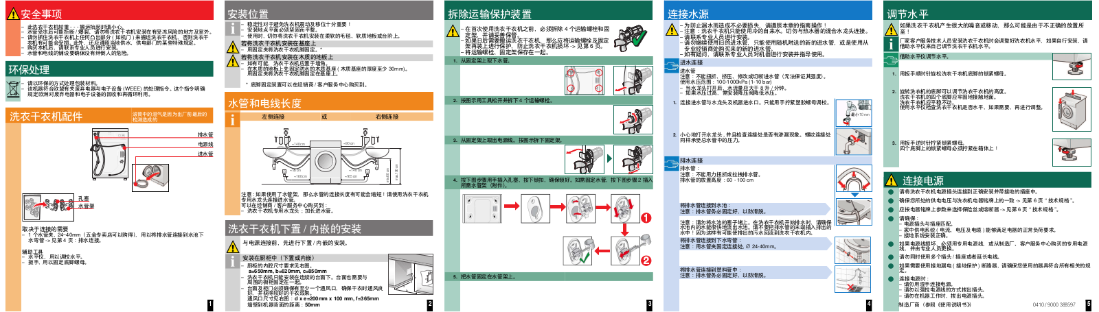 BOSCH WAS20460TI User Manual