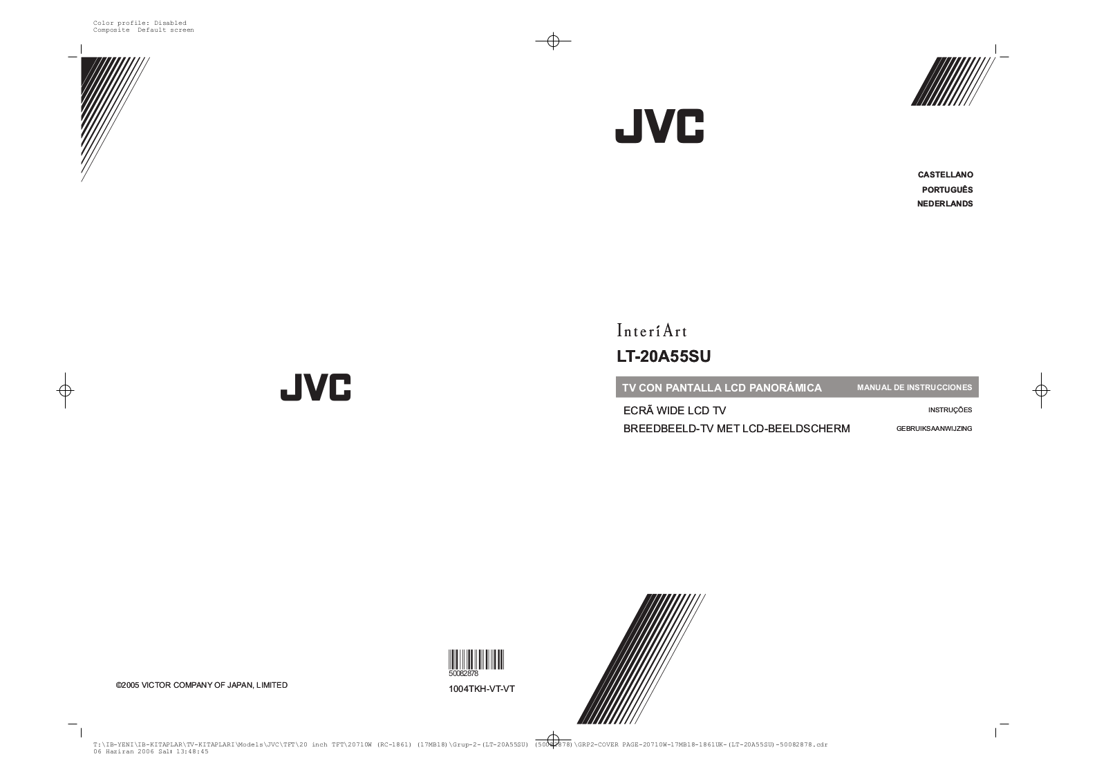 Jvc LT-20A55SU User Manual