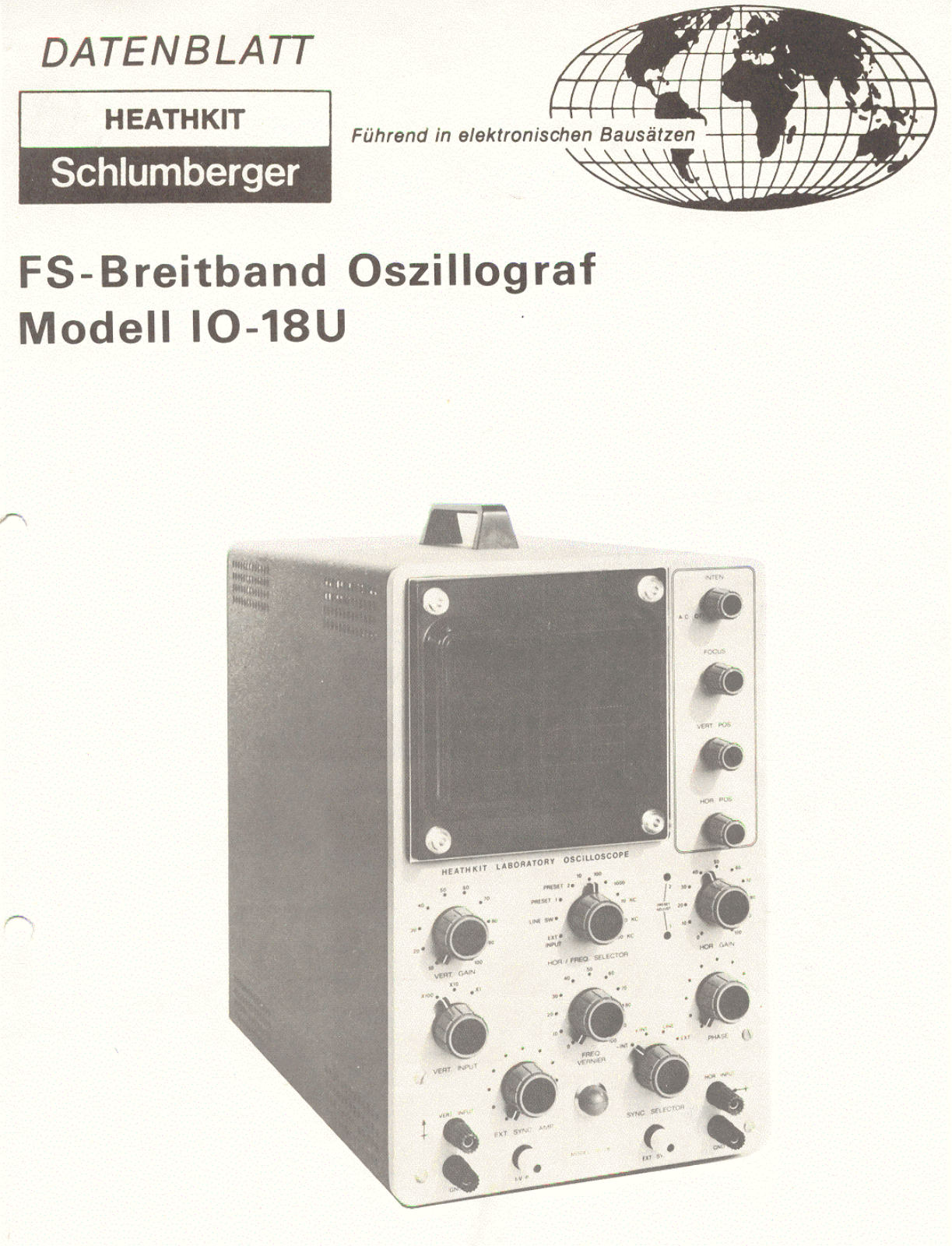 Heath Company IO-18-U Schematic