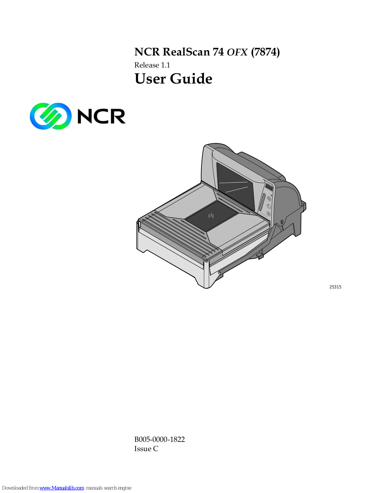 NCR 74 OFX (7874), RealScan 74 OFX(7874) User Manual