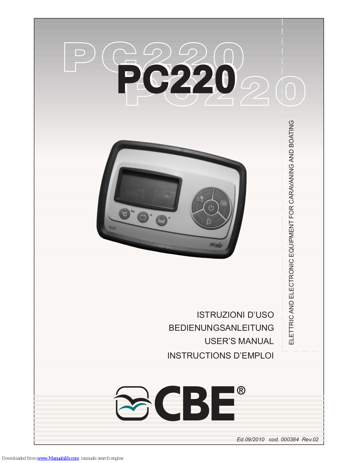 CBE pc220 User Manual