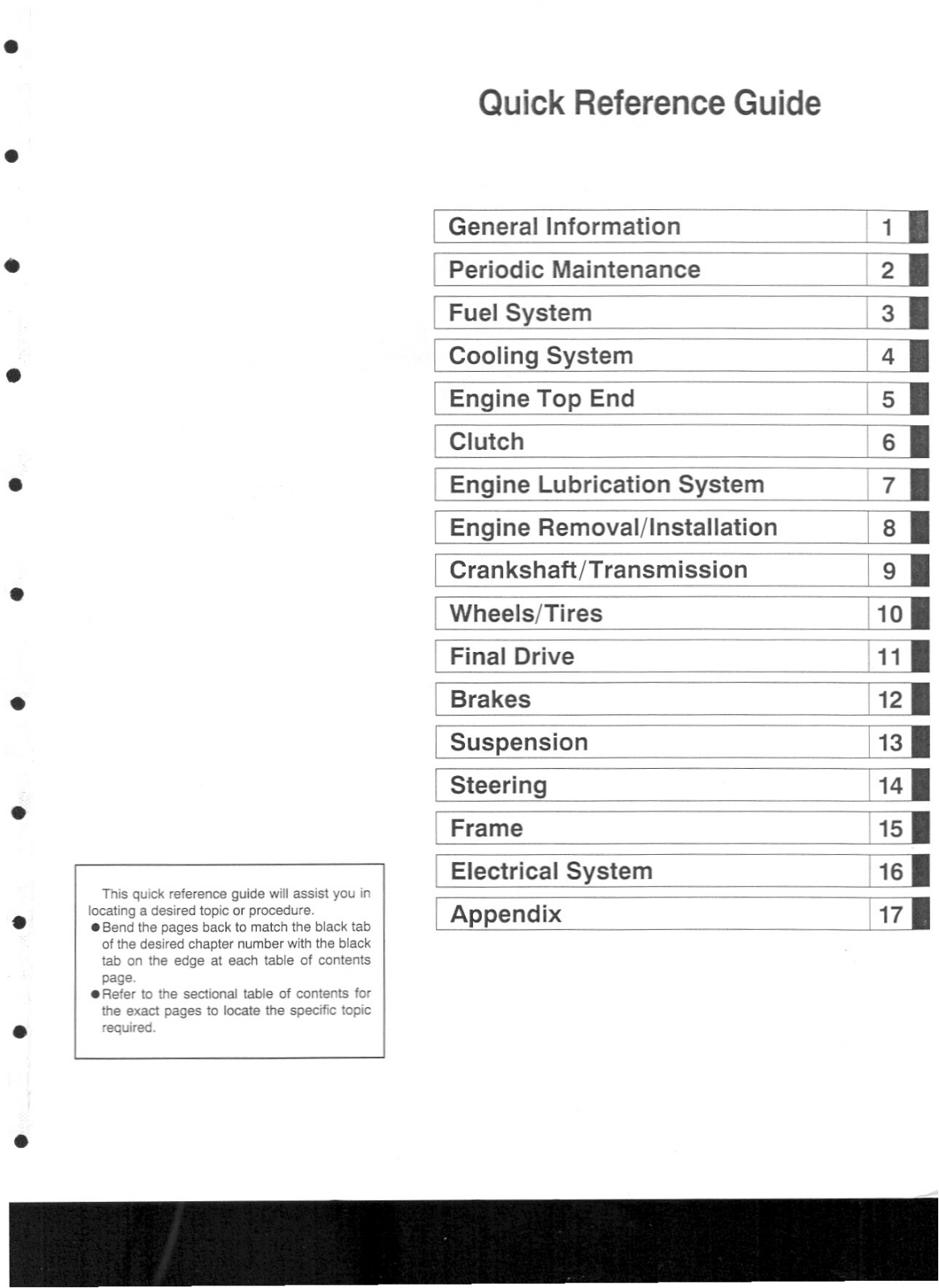 Kawasaki NINJA ZX6RR (2003-2004) User Manual