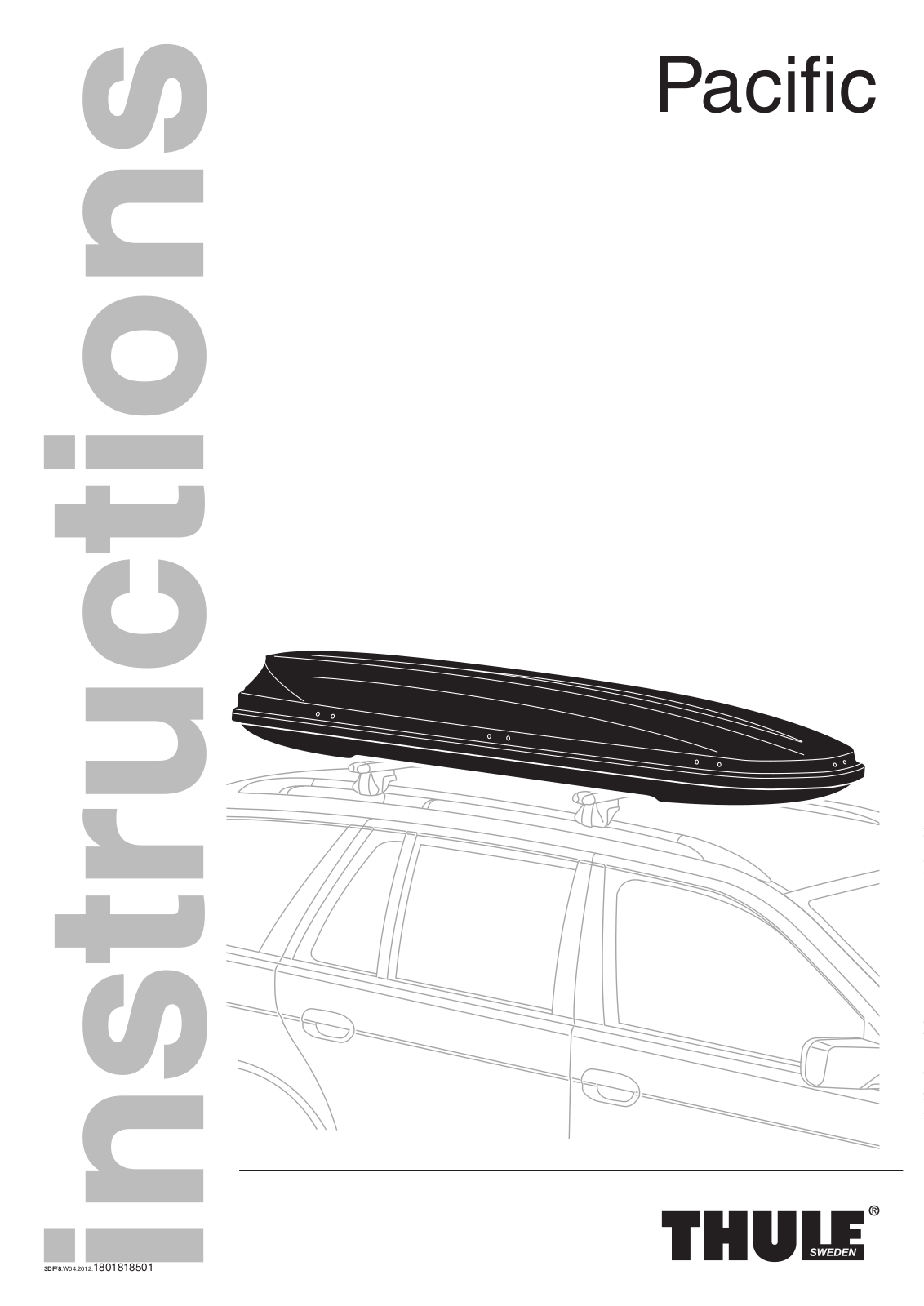 Thule Pacific Instructions