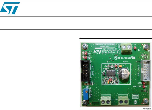 ST EVAL6470H User Manual