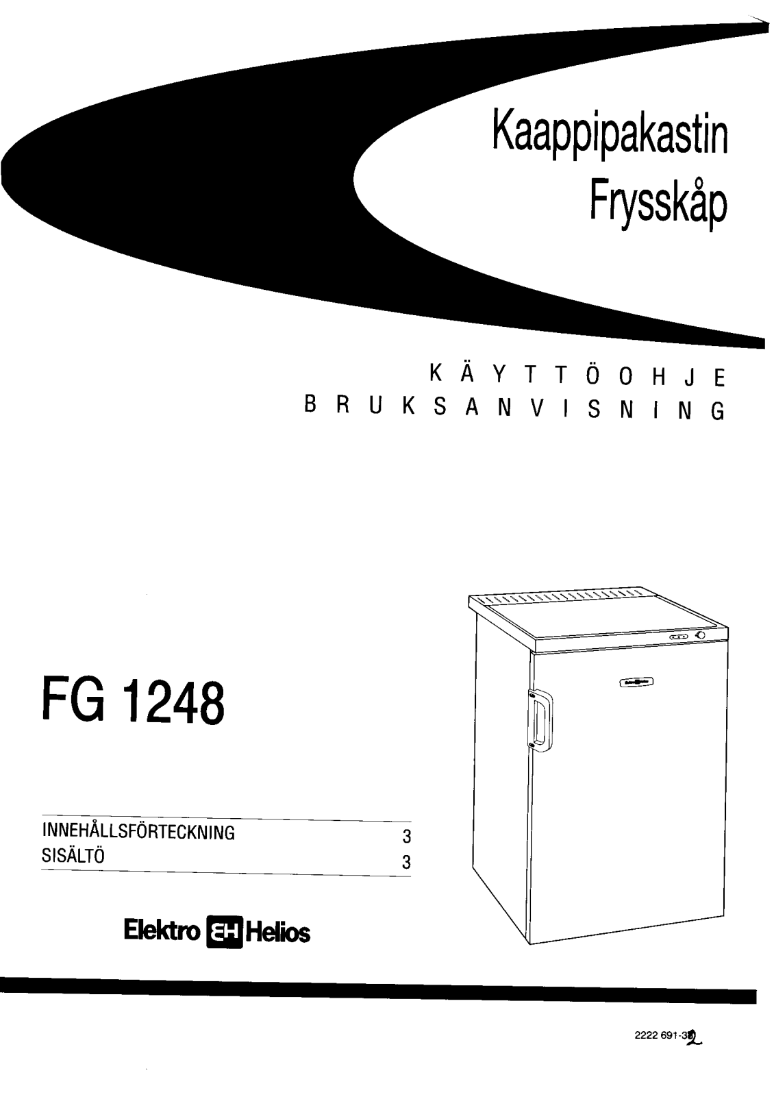 Elektro helios FG1248 User Manual