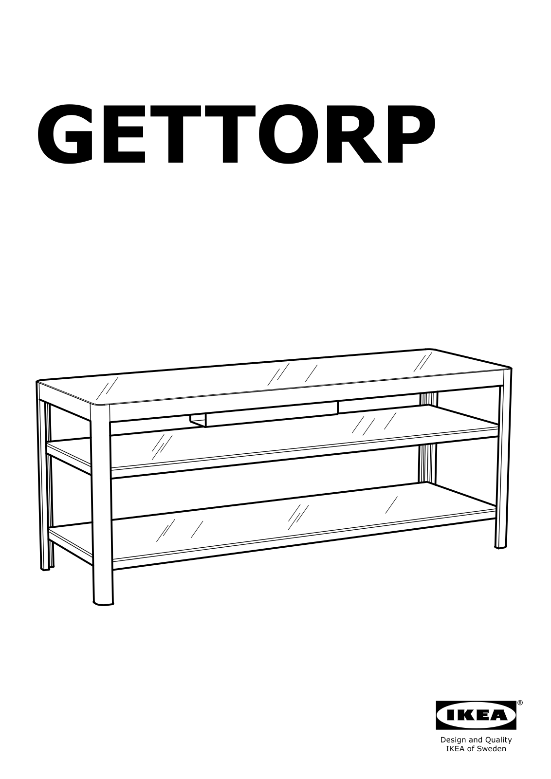 IKEA GETTORP User Manual