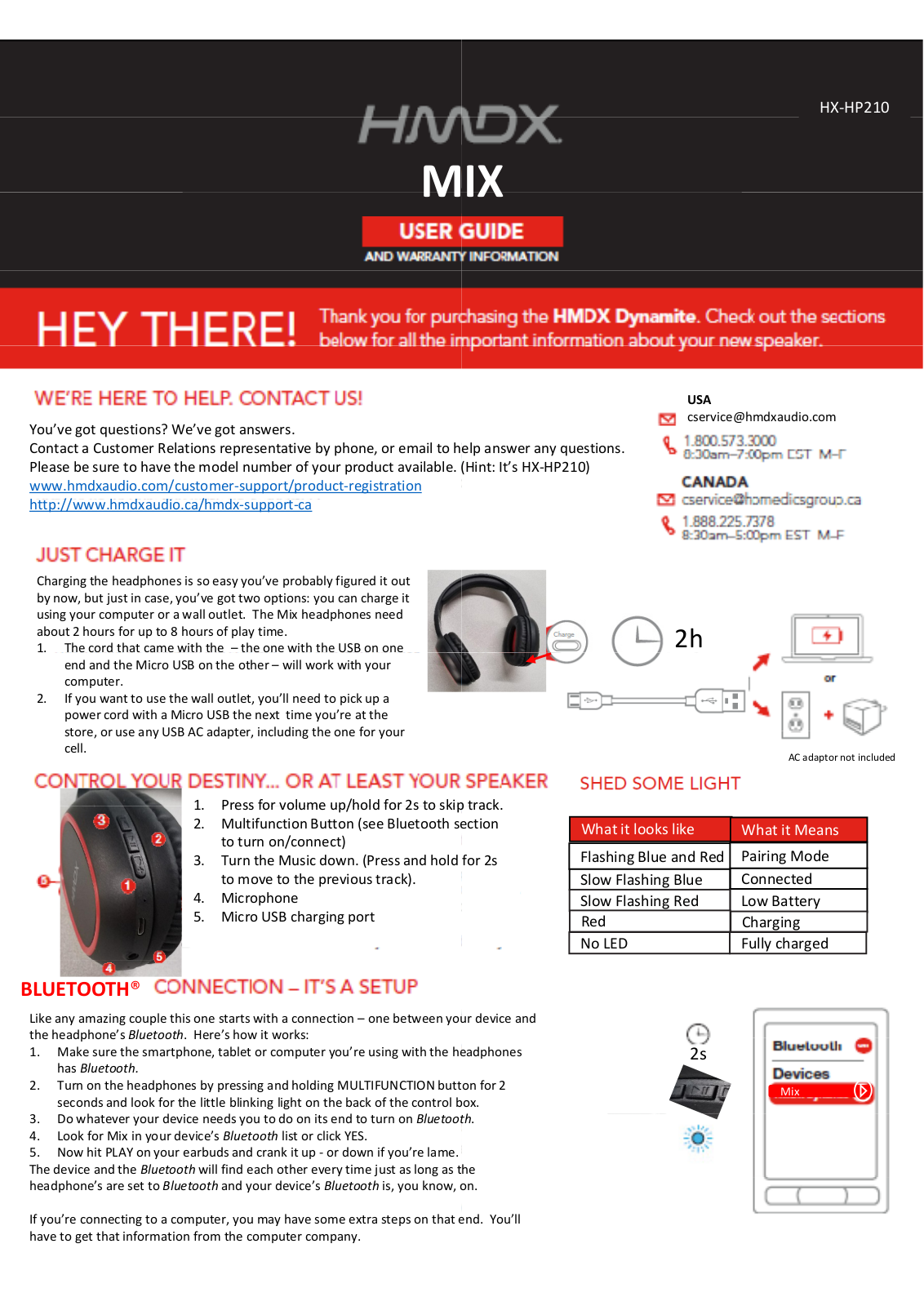 FKA Distributing HXHP210 User Manual