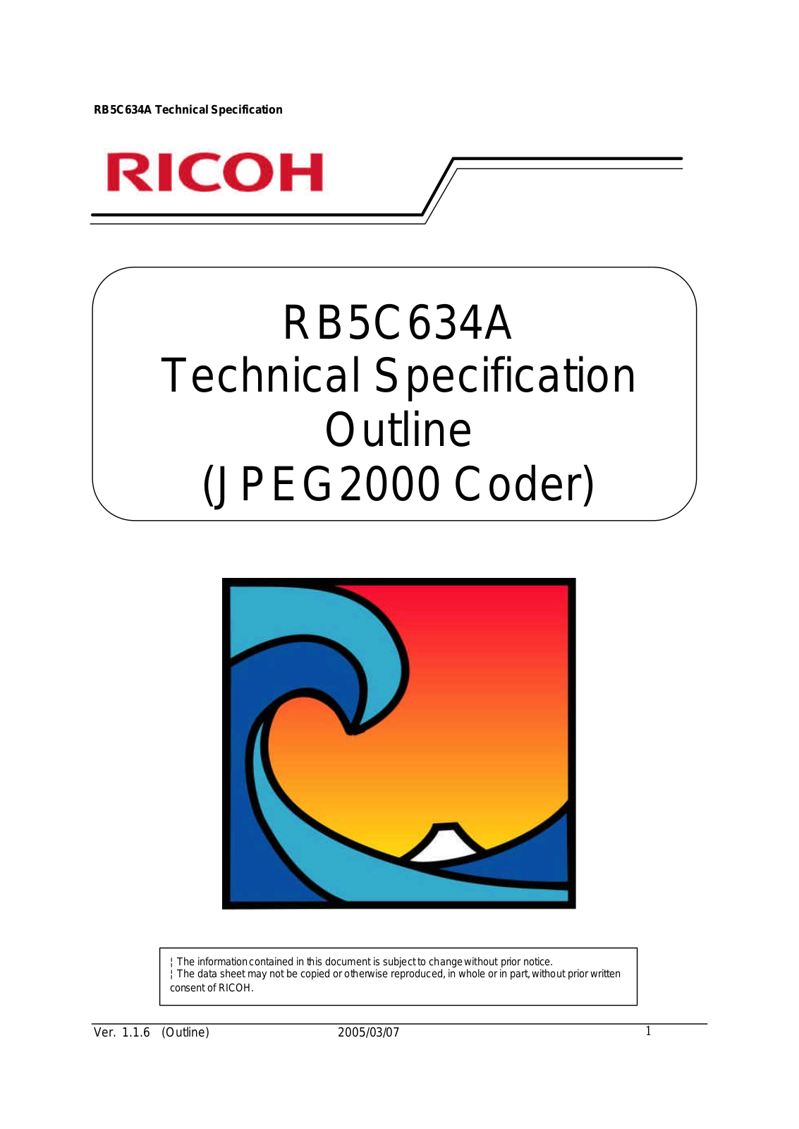 RICOH RB5C634A Technical data