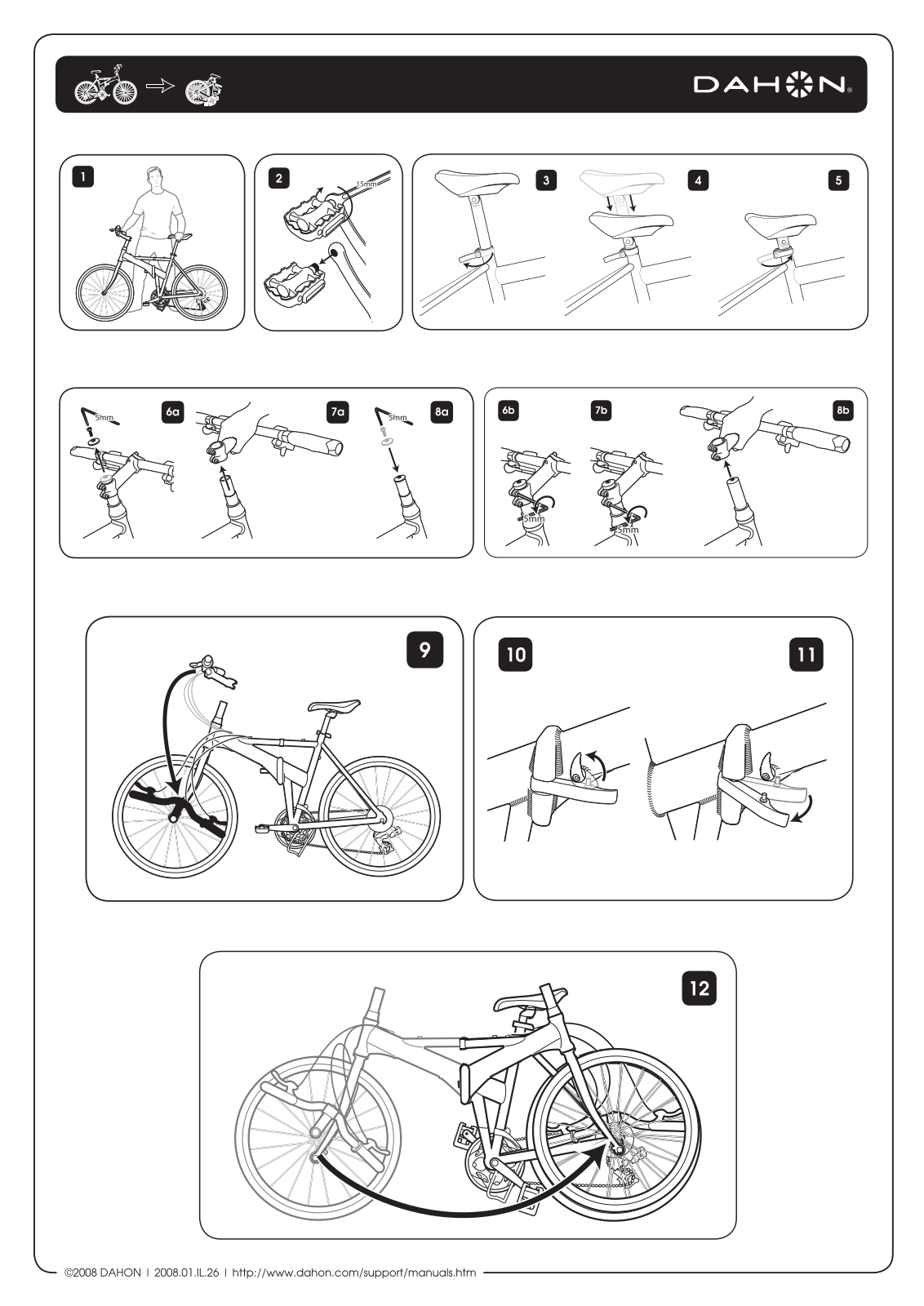 Dahon 26 INCH Instructions Manual