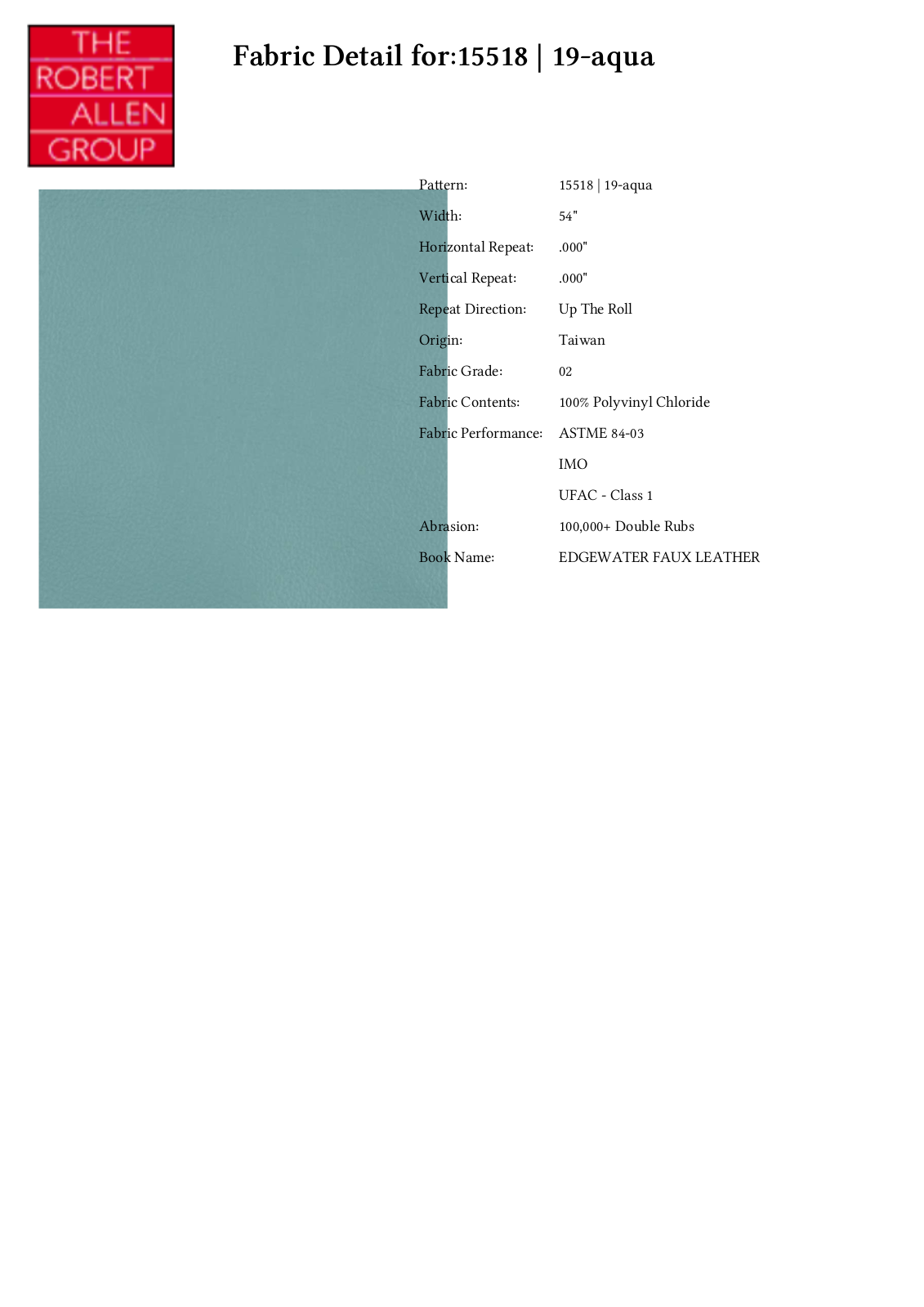 Duralee CRAL5172 Specifications - ManualMachine.com