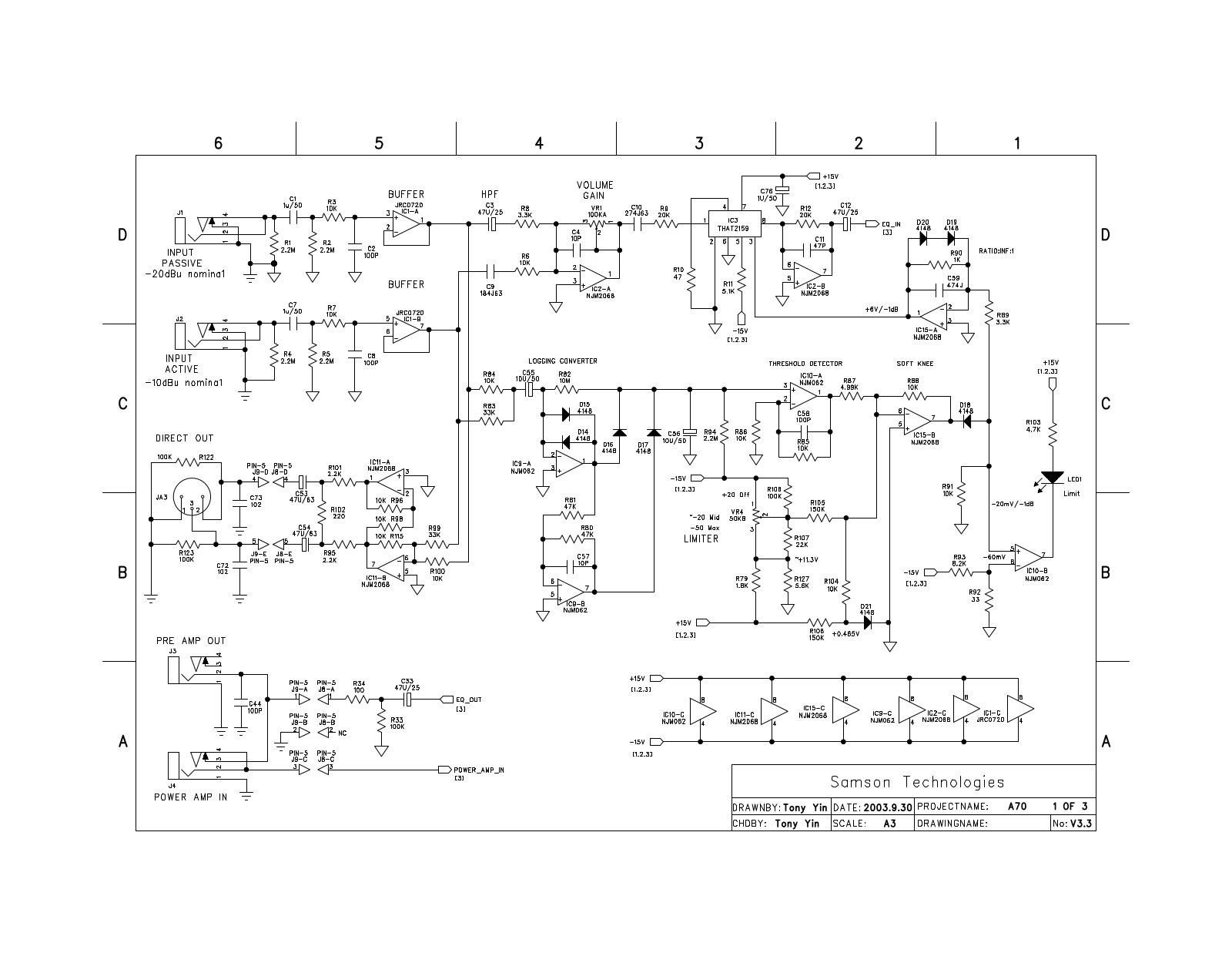 Hartke a70 schematic