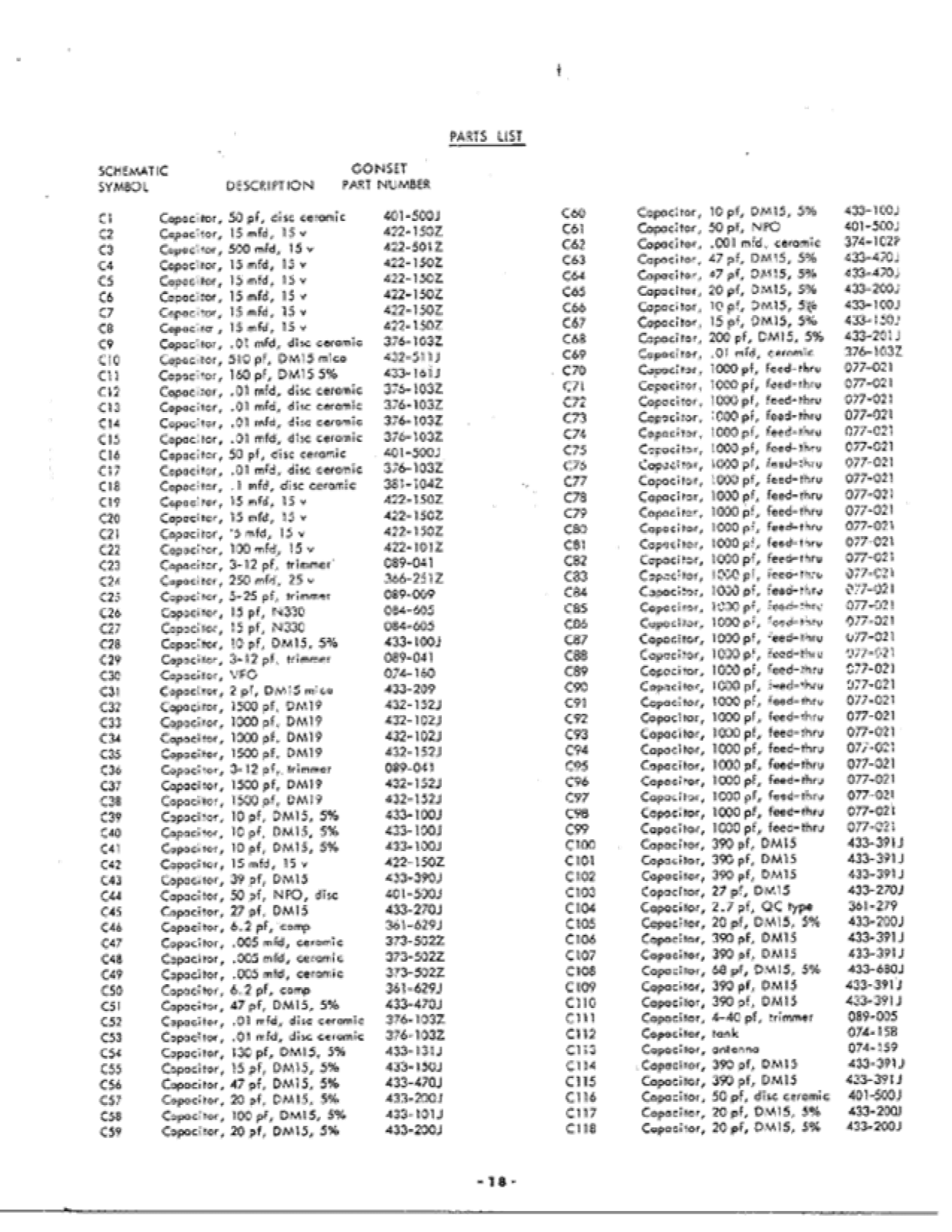 GONSET 910-A User Manual (PAGE 17)