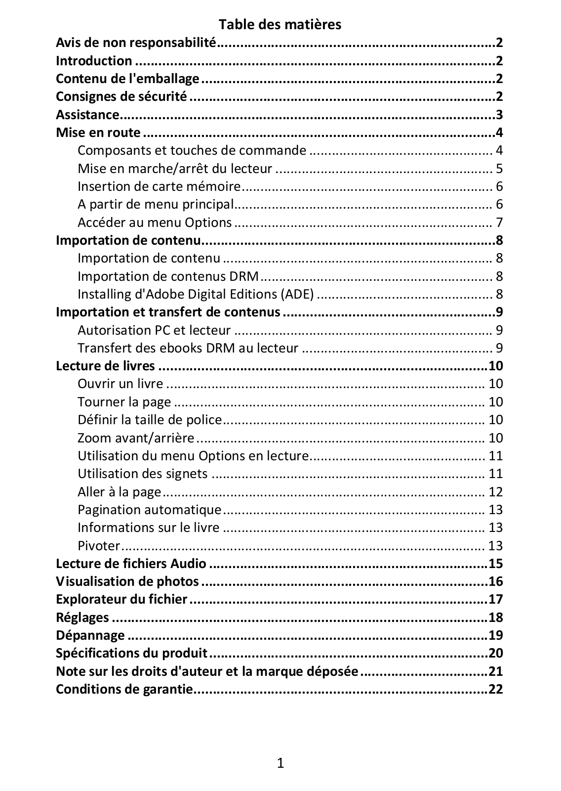 ODYS Boox User Manual