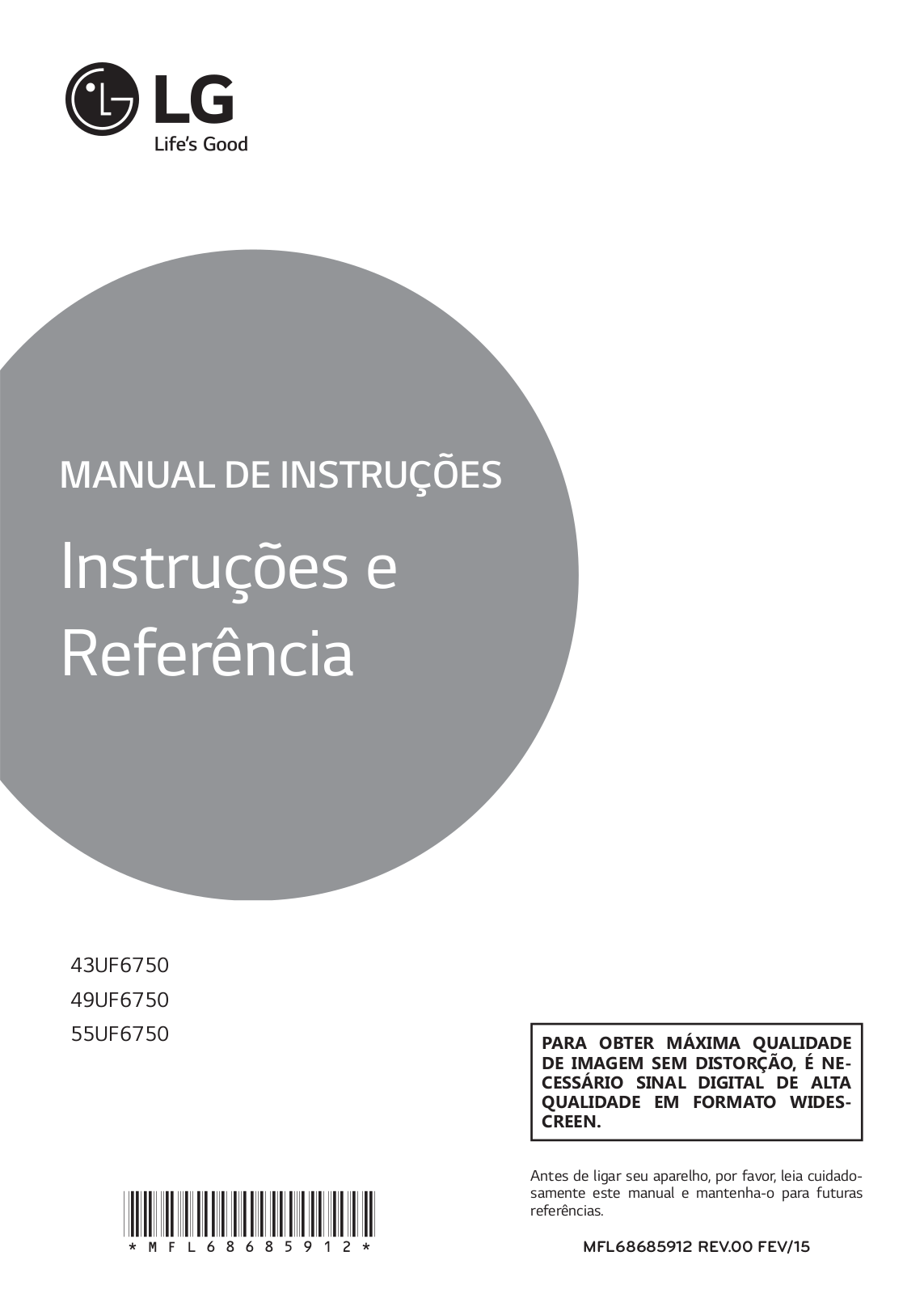 LG 43UF6750 User manual