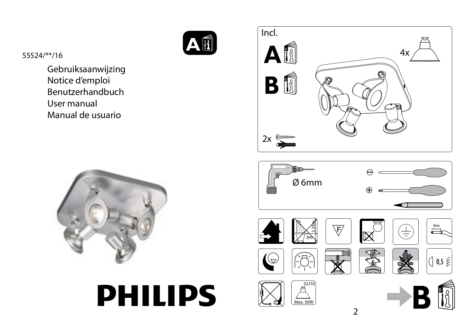 Philips 555244816 User Manual