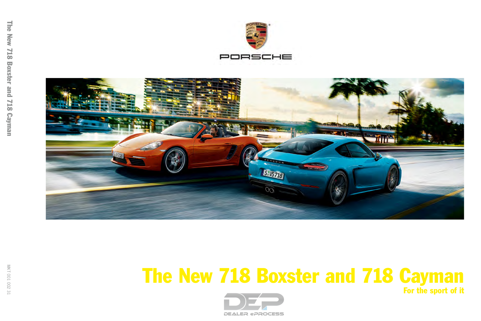 Porsche 718cayman              2017 Owner's Manual