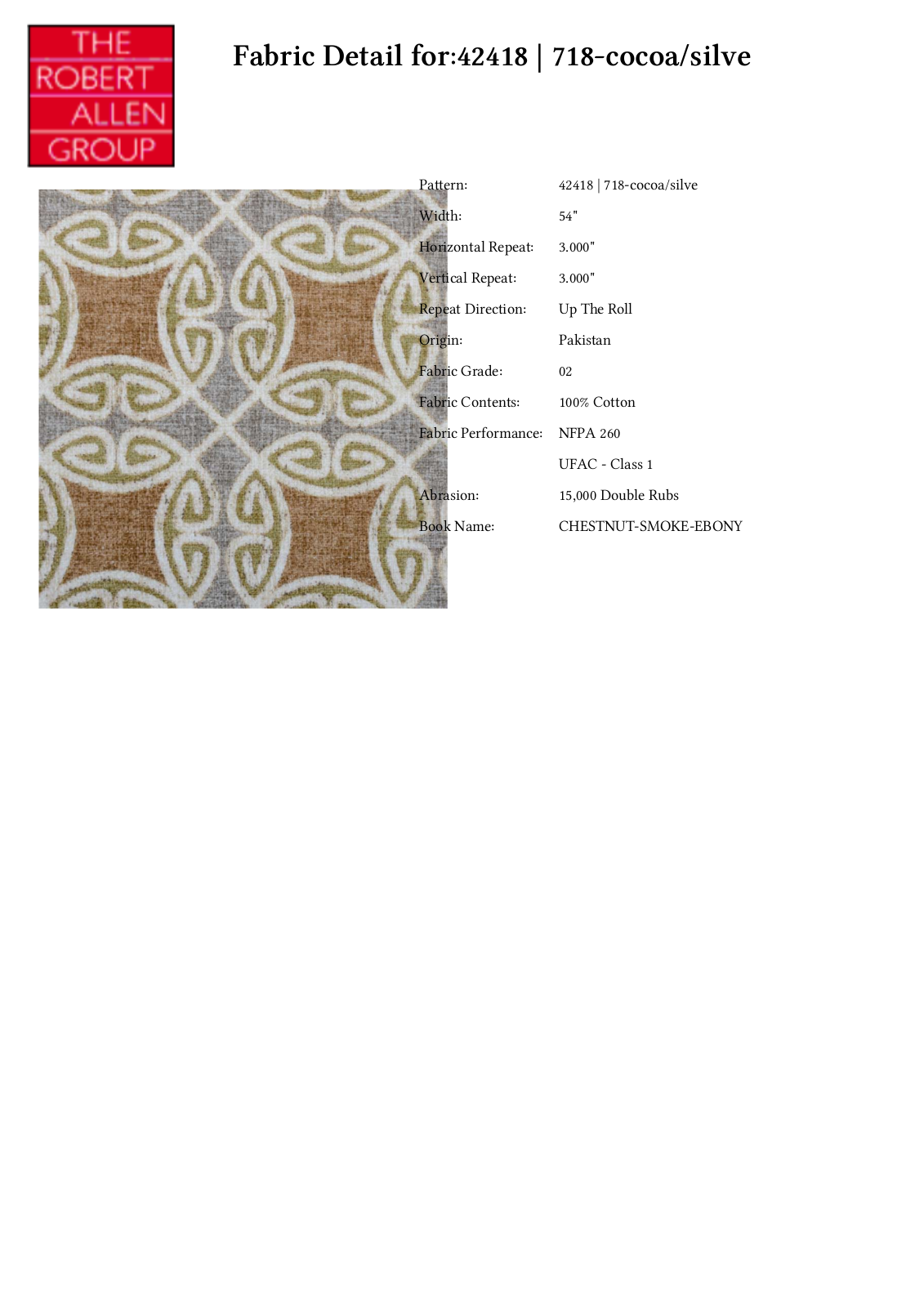 Duralee CRAL4925 Specifications - ManualMachine.com