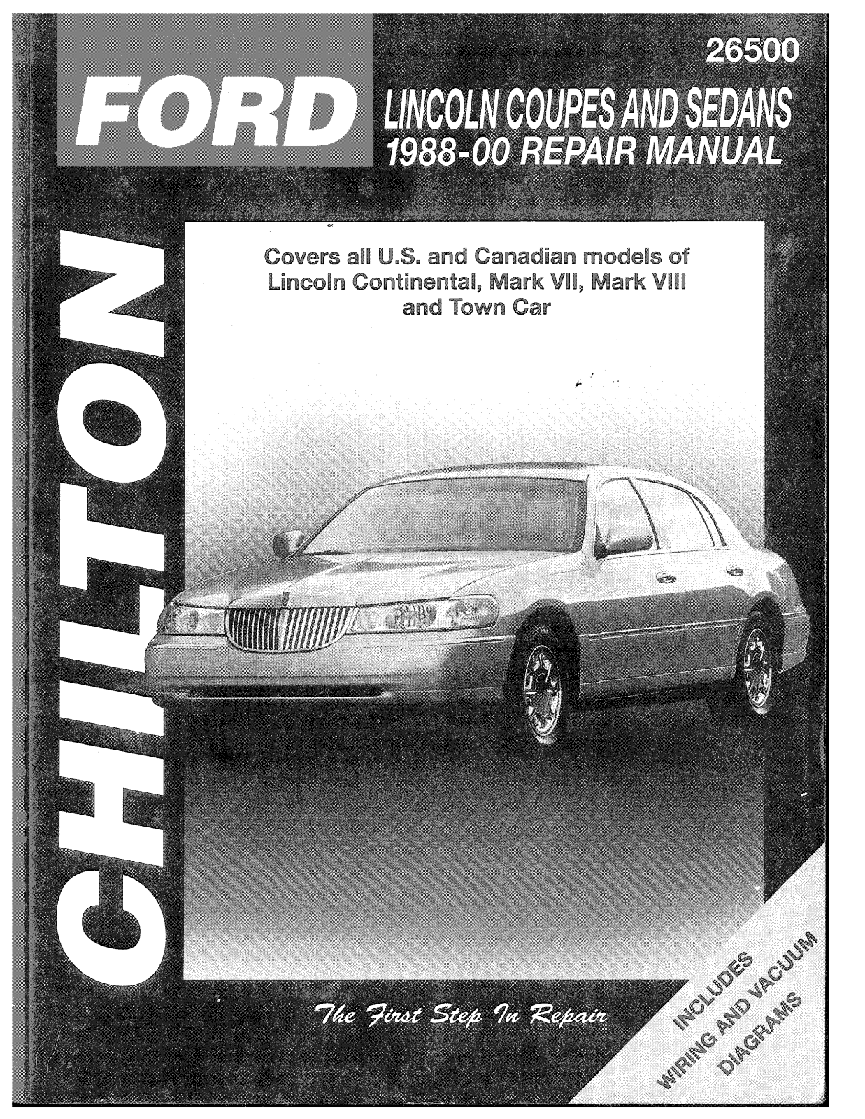 Lincoln Mark 1988 2000 User Manual