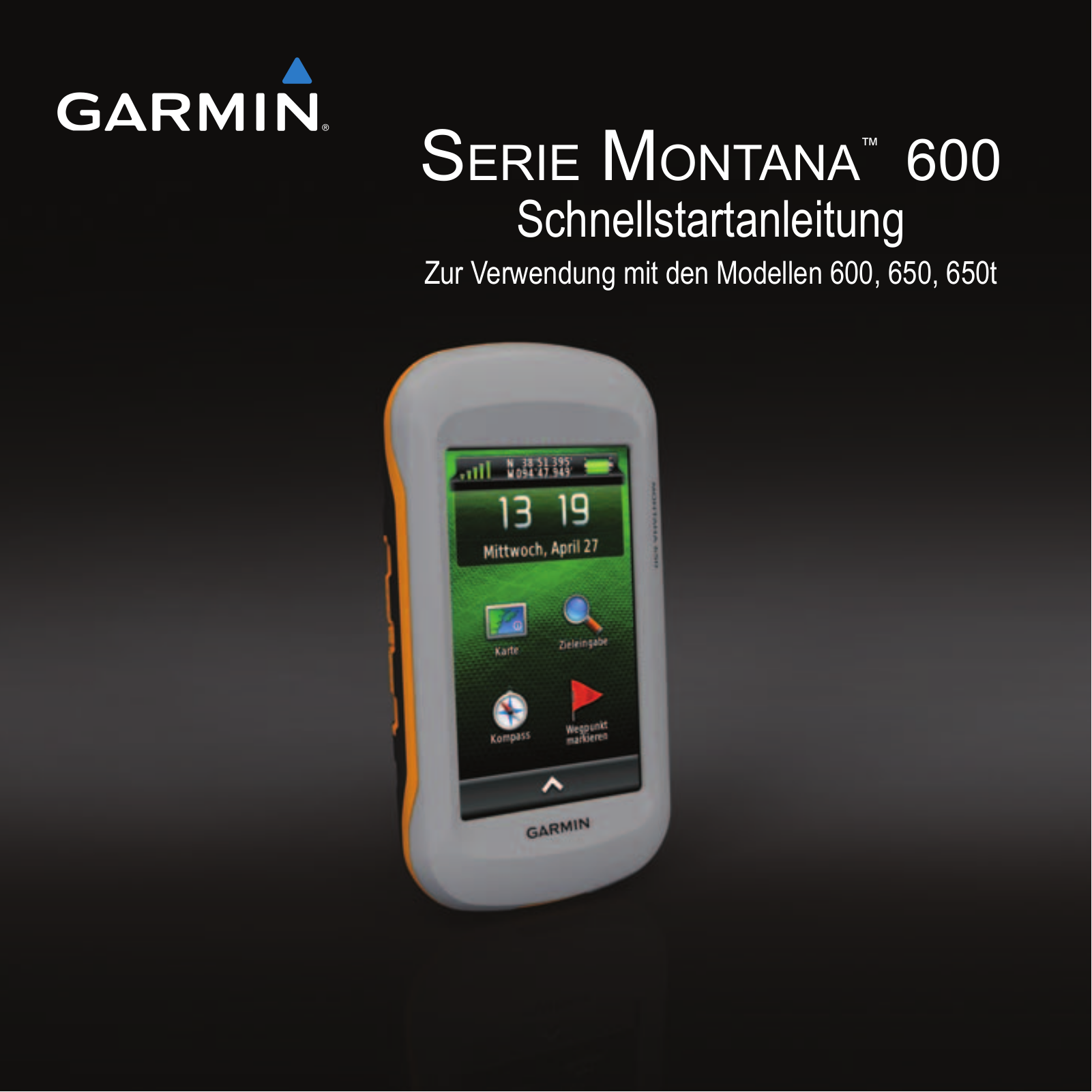 Garmin Montana 600 series Operation Manual