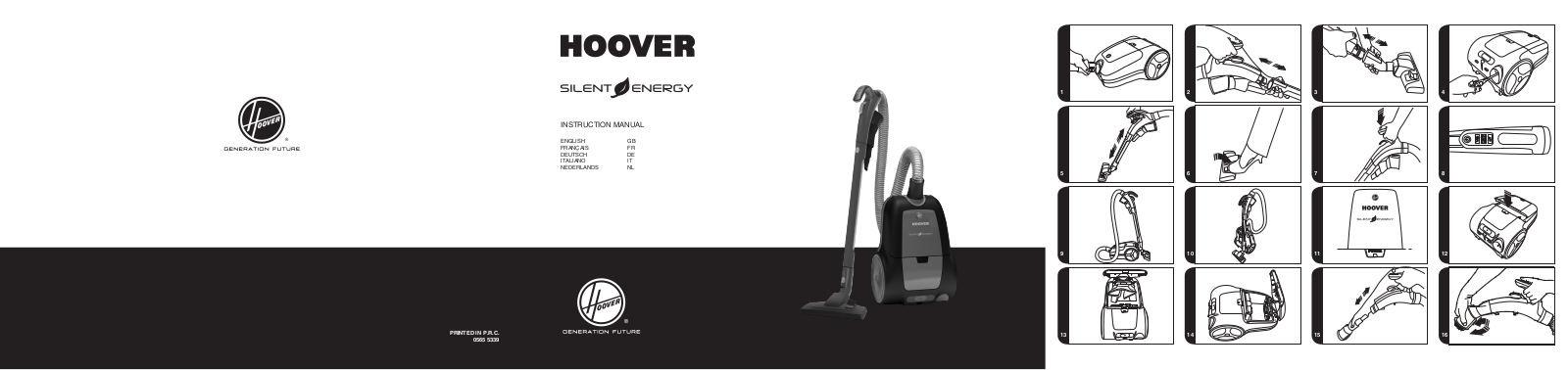 HOOVER TSE 0105, TS 2350, TSE0100, TS 2050, TSE 0135 User Manual