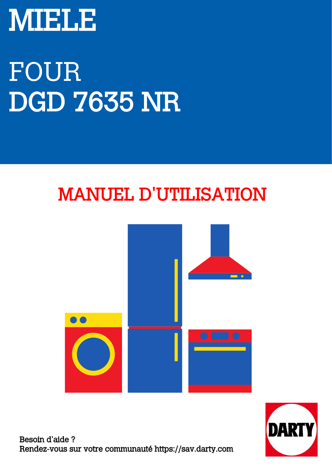 Miele DGD 7635 NR User Manual