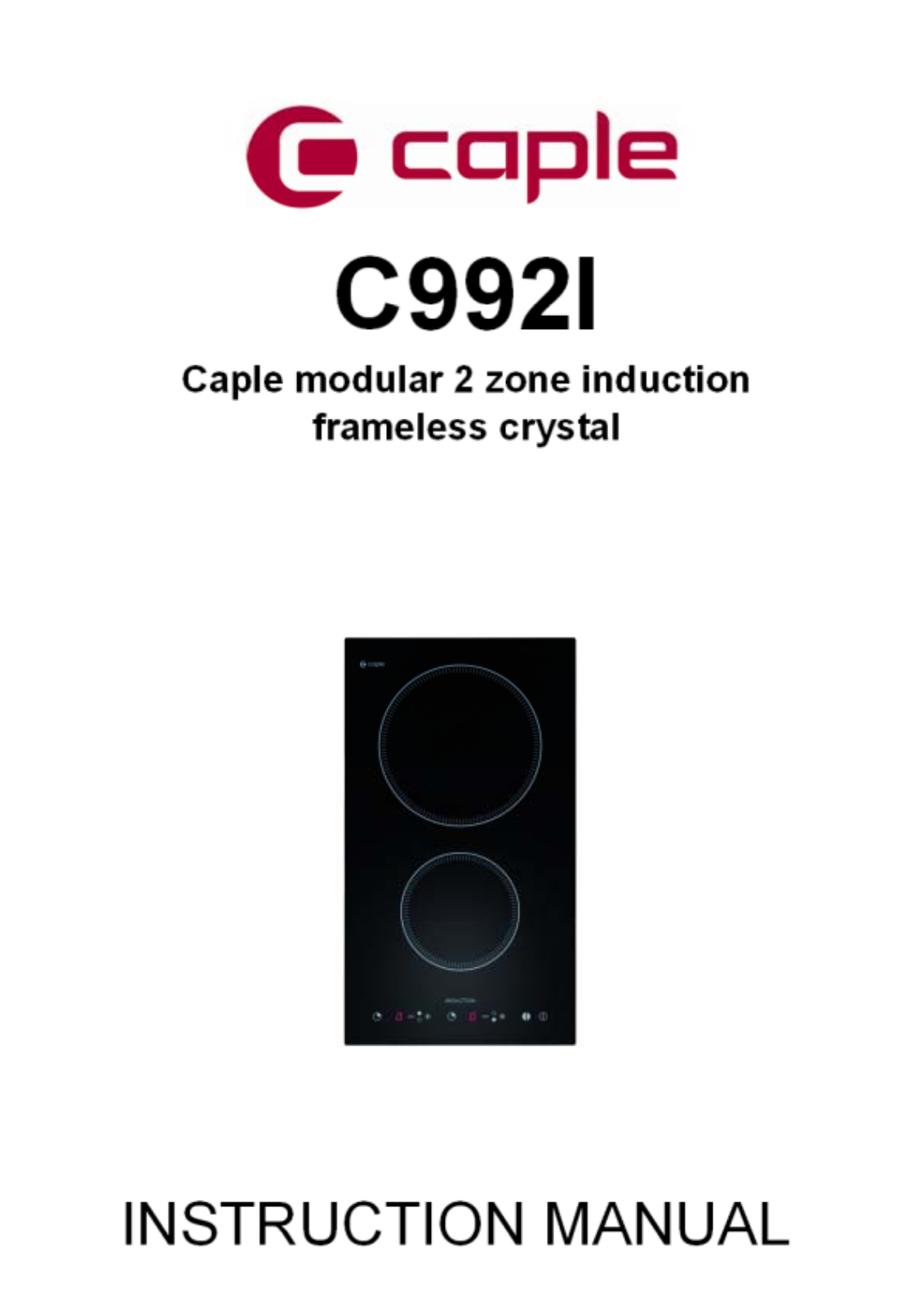 Caple C992i User Manual