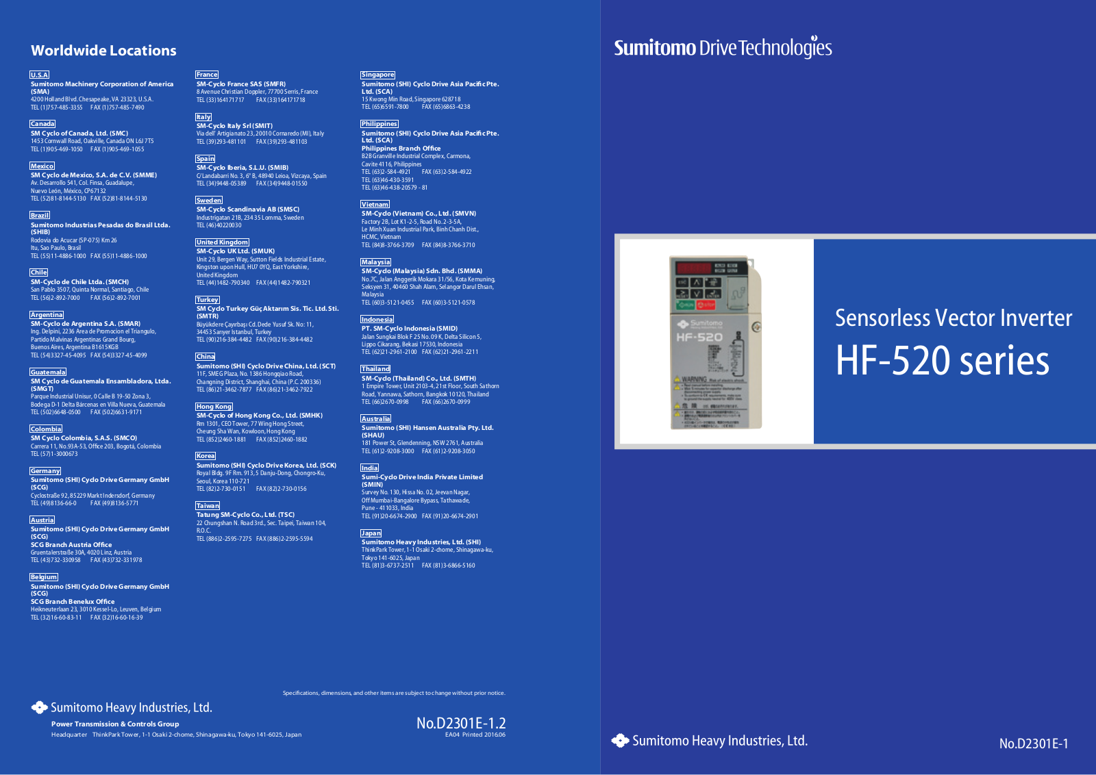 Sumitomo HF-520 Series Manual