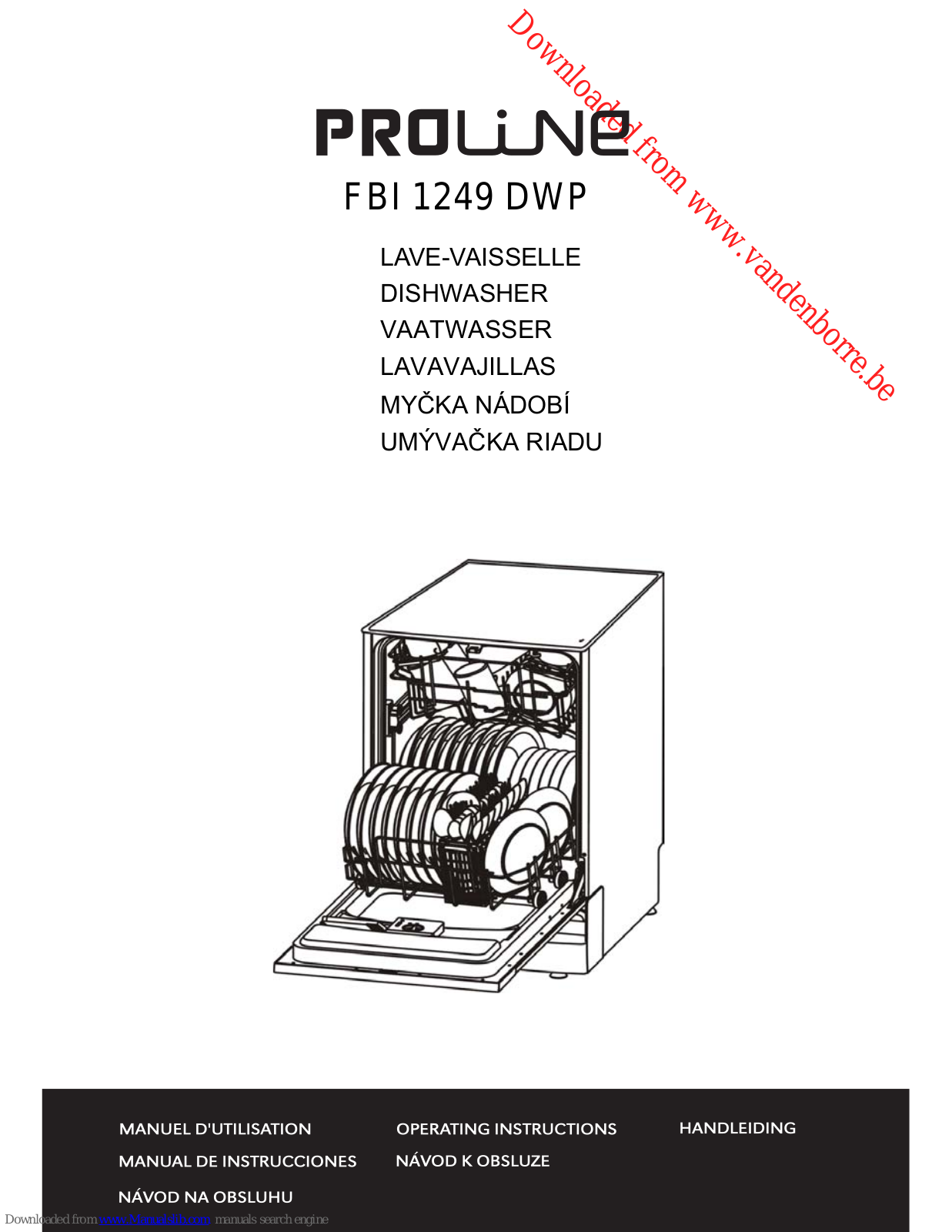 Proline FBI 1249 DWP Operating Instructions Manual