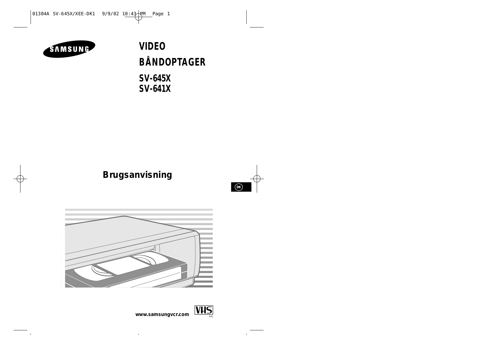 Samsung SV-641X User Manual