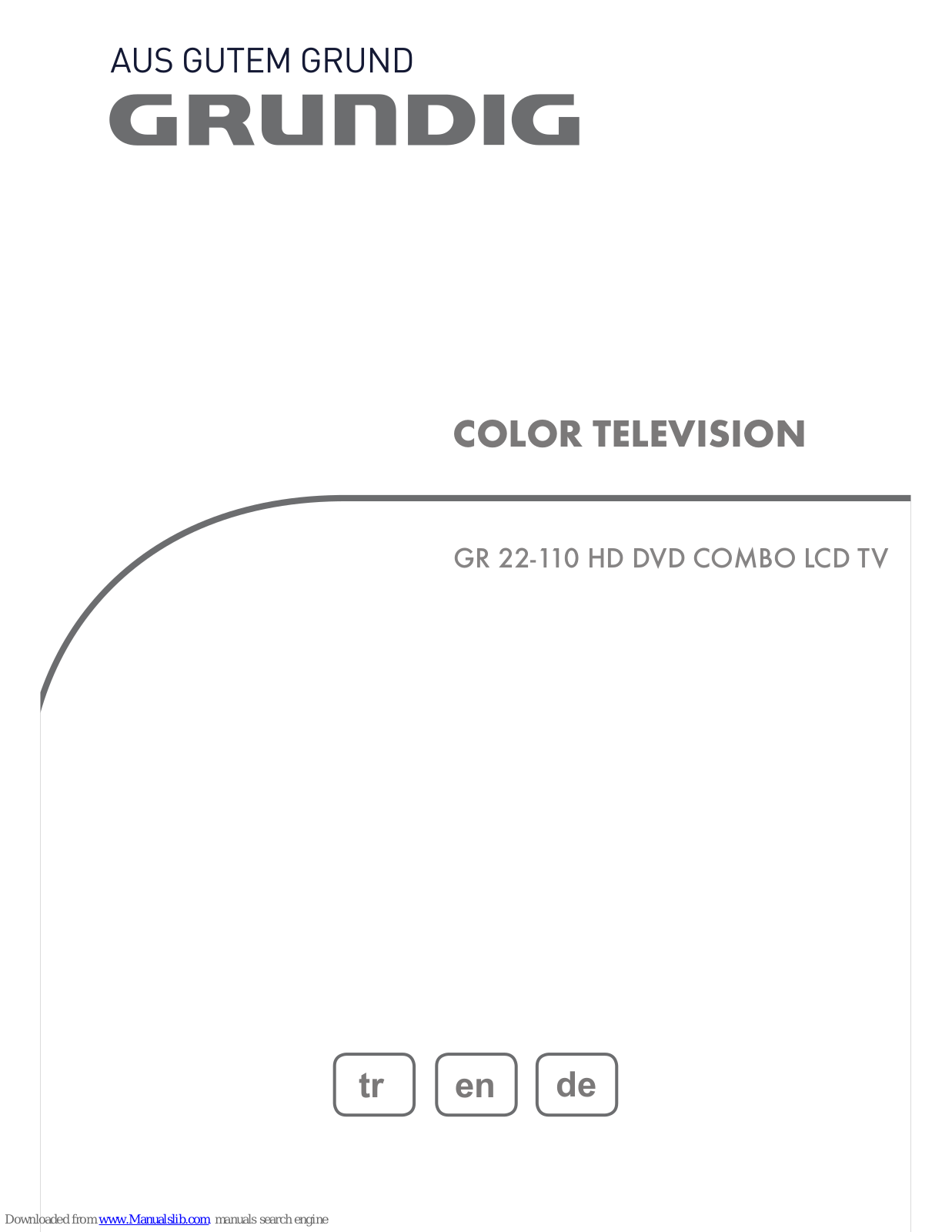 Grundig GR 22-110 User Manual - ManualMachine.com