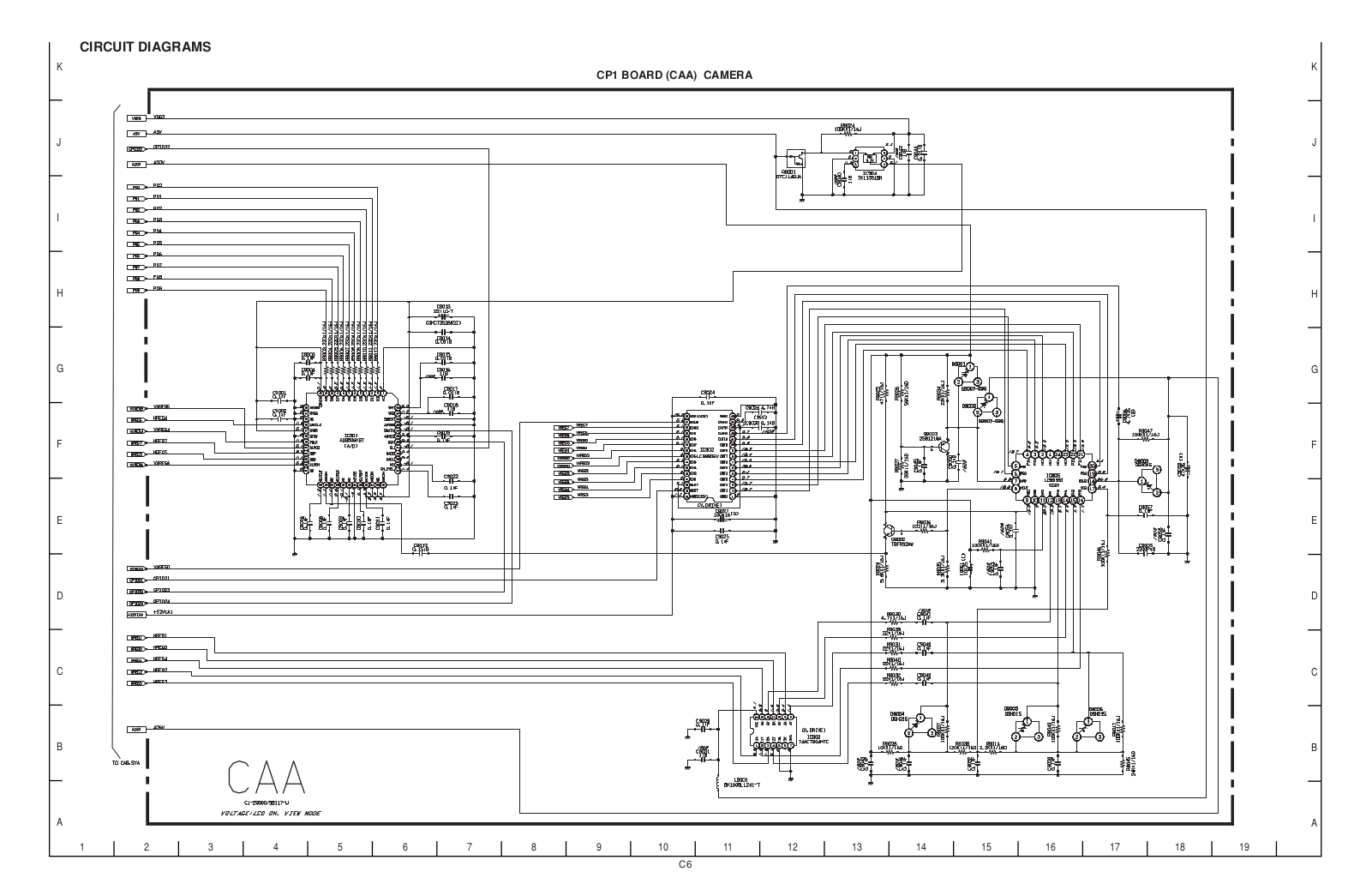 SANYO VPC-R1EX, VPC-R1E, VPC-R1, VPC-R1G, VAR-G5U BOARD CAMERA