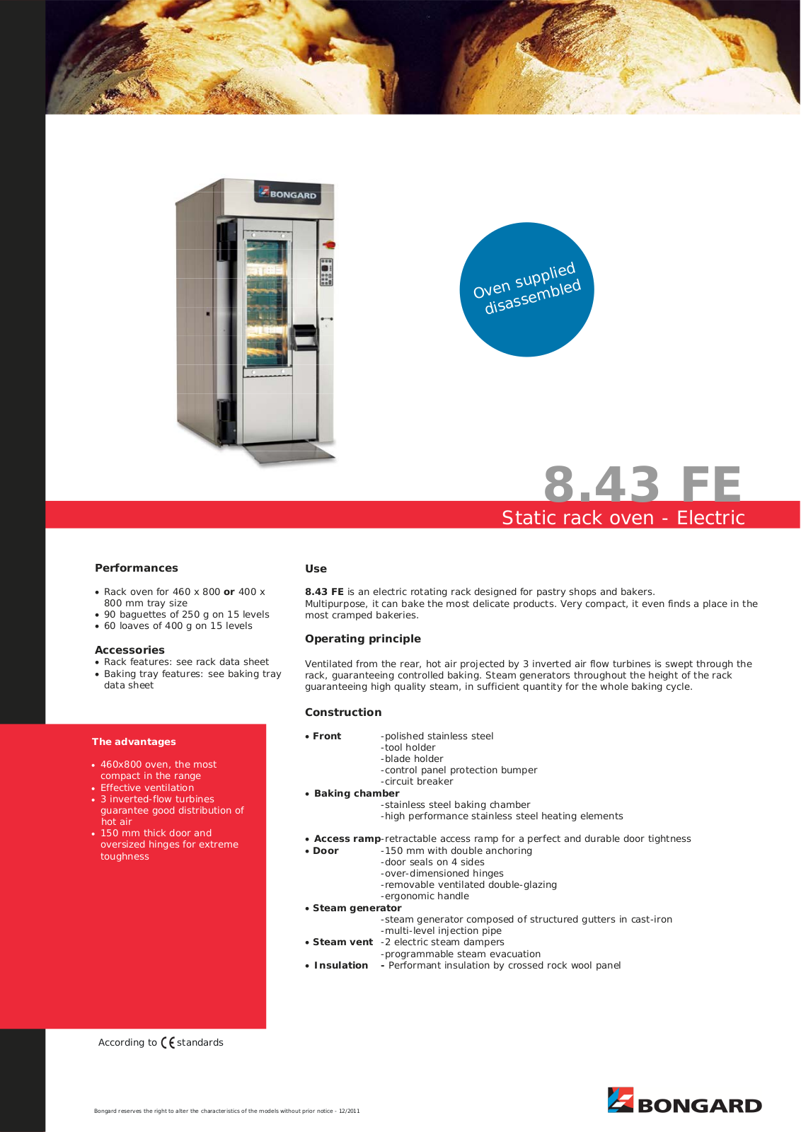 Bongard 8.43 FE User Manual