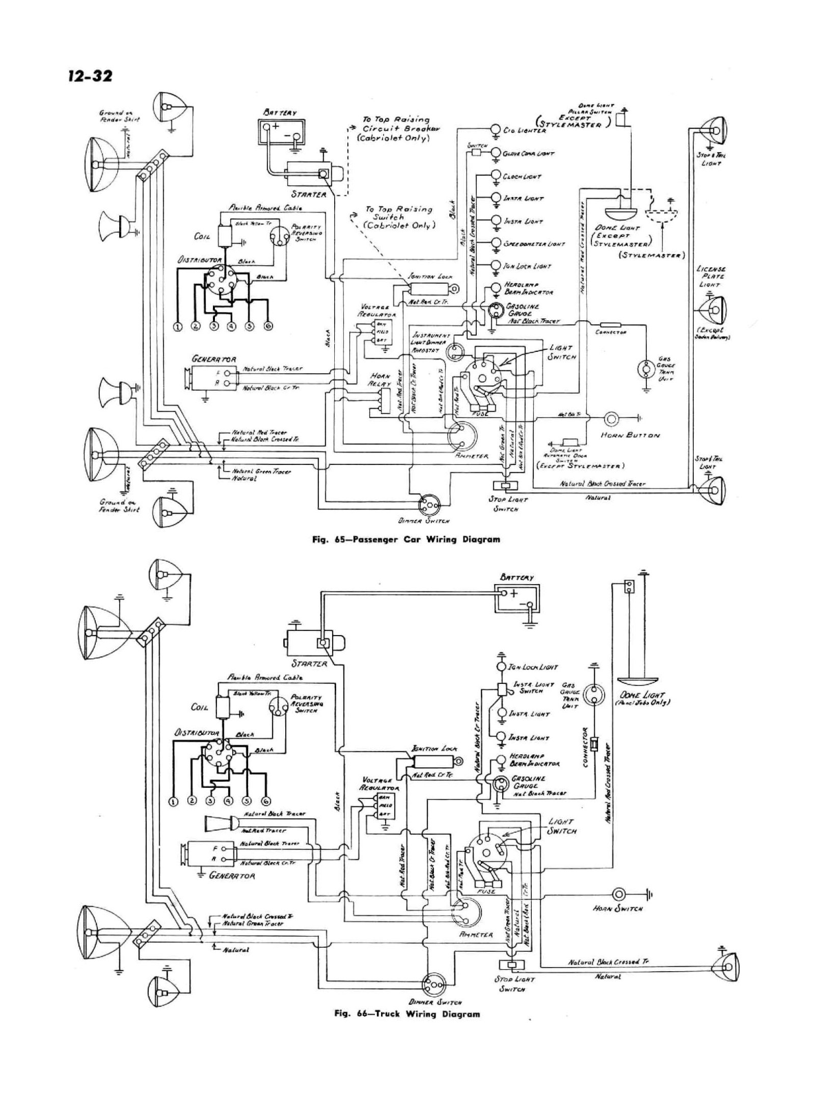 Chevrolet 1945 schematic