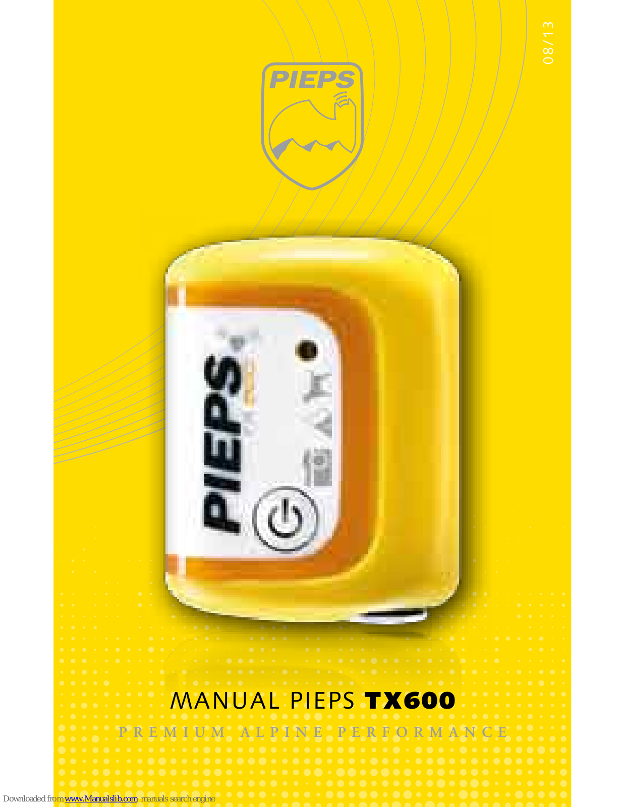 PIEPS TX600 User Manual - ManualMachine.com