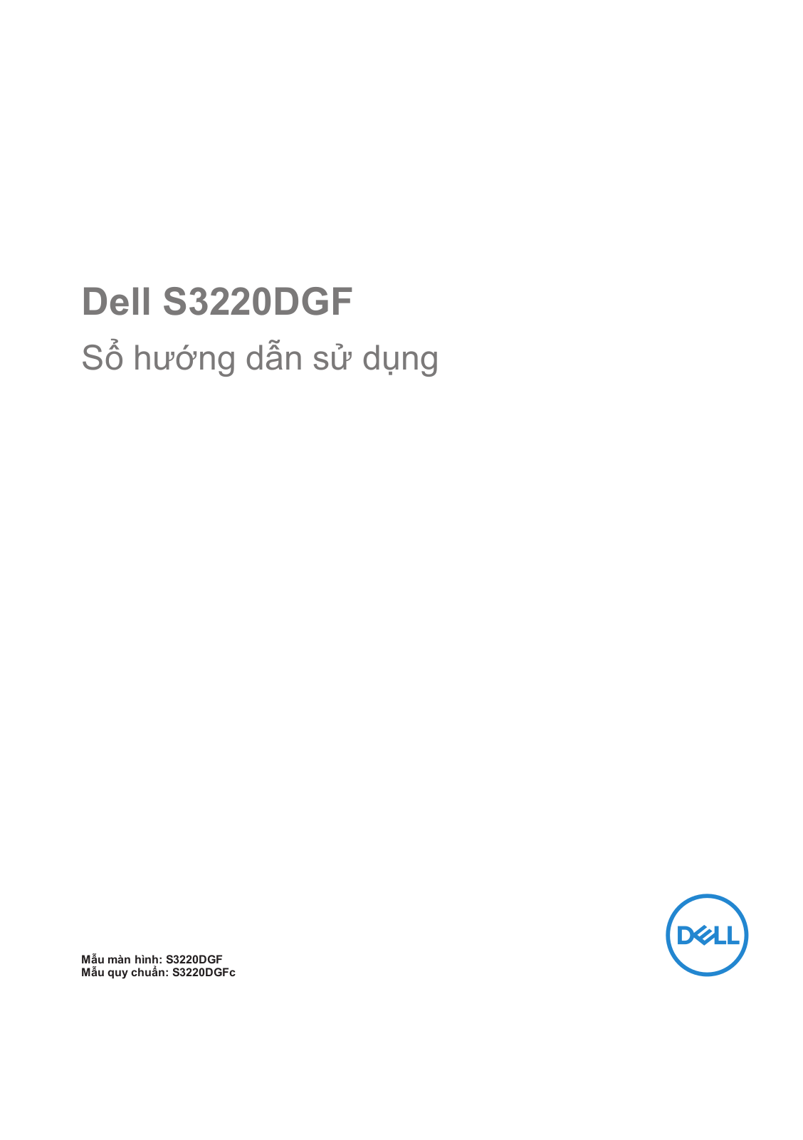 Dell S3220DGF User Manual