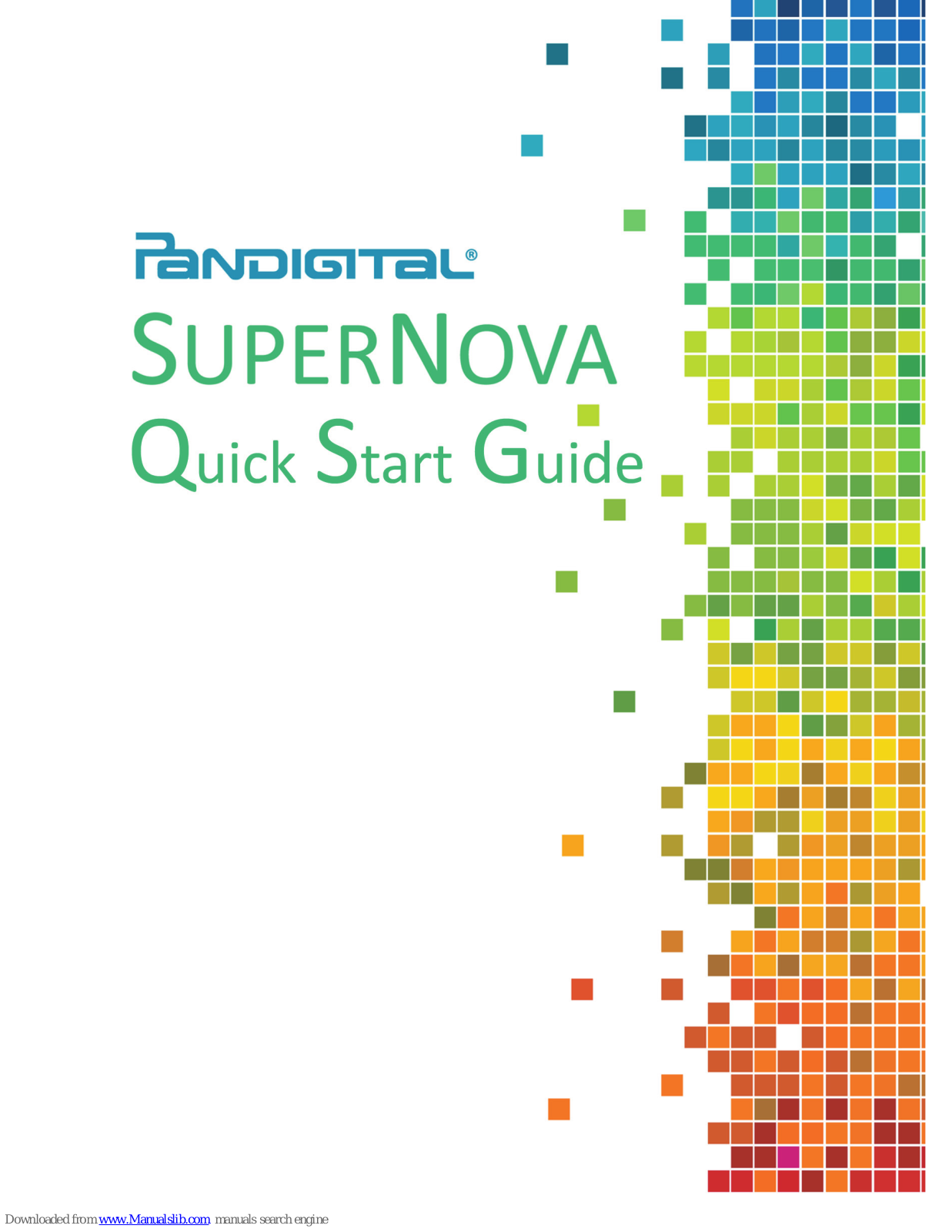 Pandigital SuperNova, R70H100 Quick Start Manual