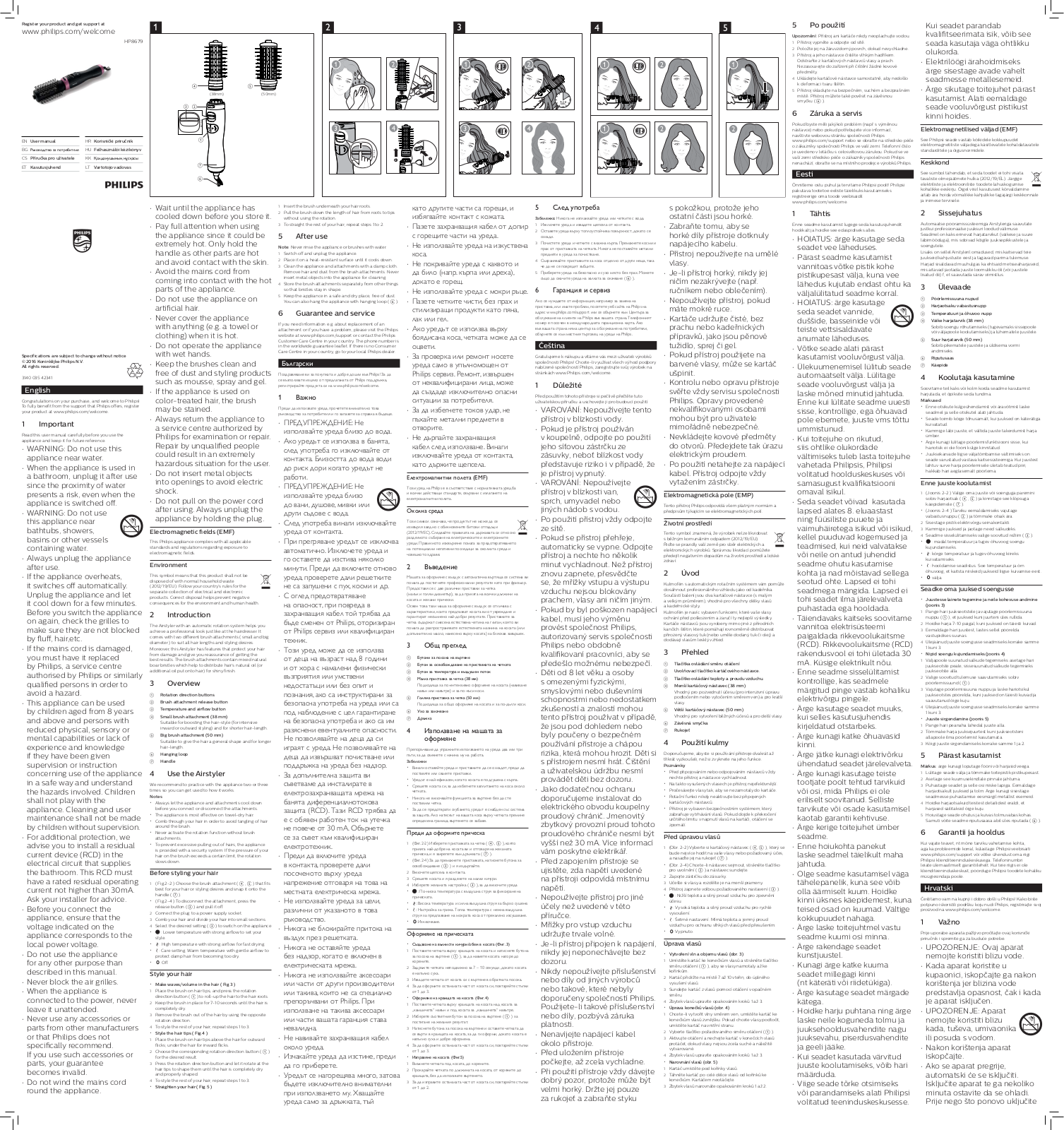 Philips HP8679 User Manual