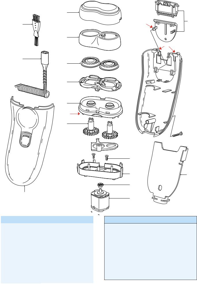 Philips HQ444 Service Manual