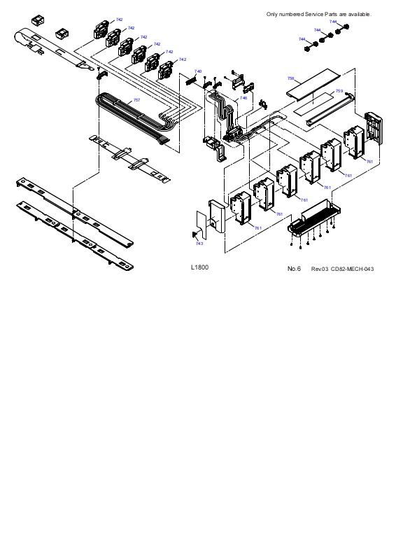 Epson L1800 Exploded Diagrams 6 5954
