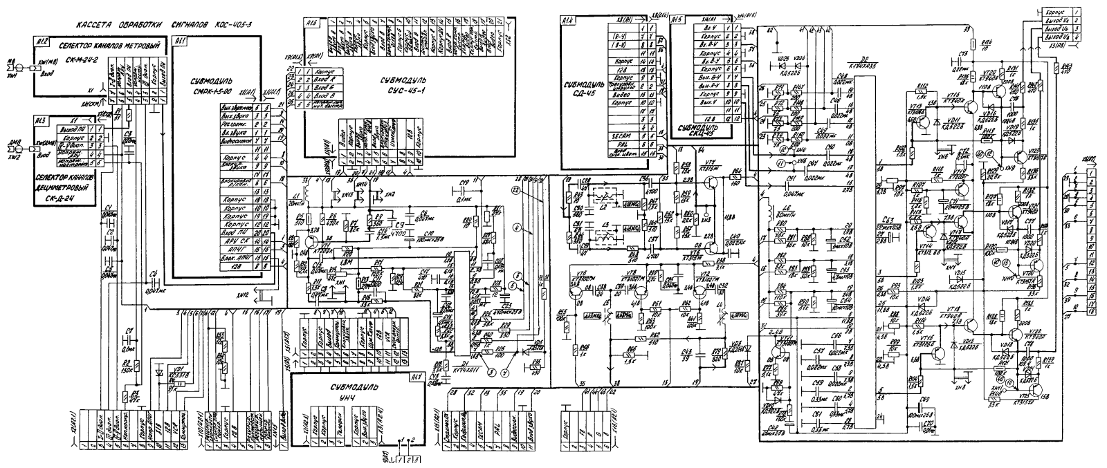 ВИТЯЗЬ 51ТЦ-5101, 51ТЦ-5107 Schematics koc405