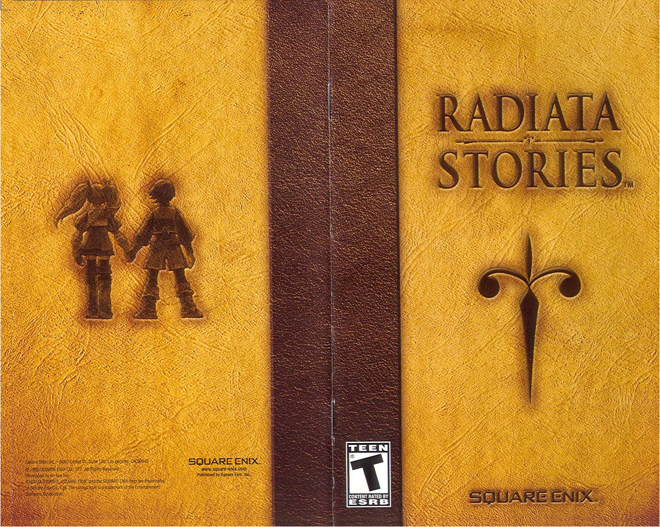 Games PS2 RADIATA-STORIES User Manual